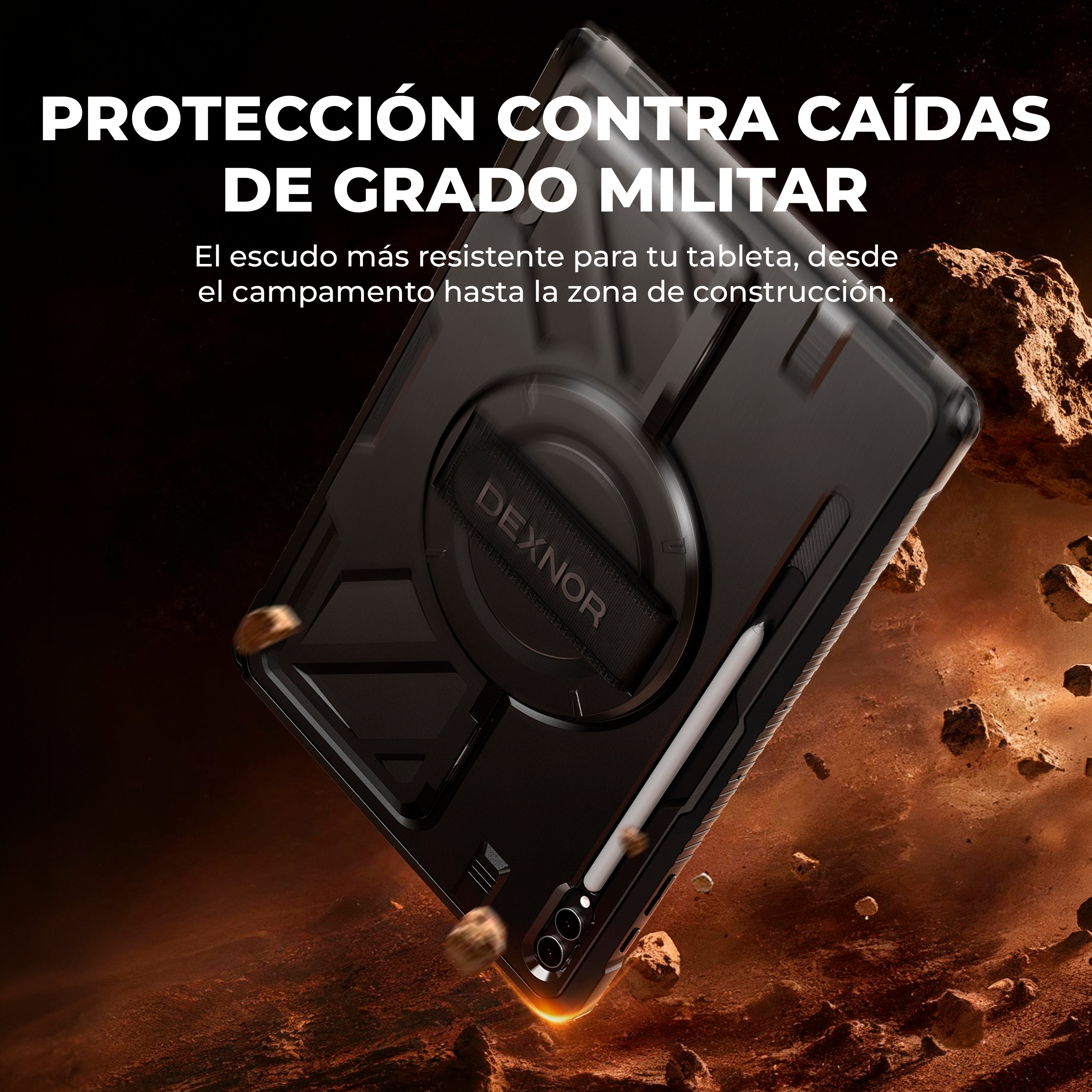 Case Dexnor Armor 360° - Galaxy Tab S10 Ultra (con Mica)