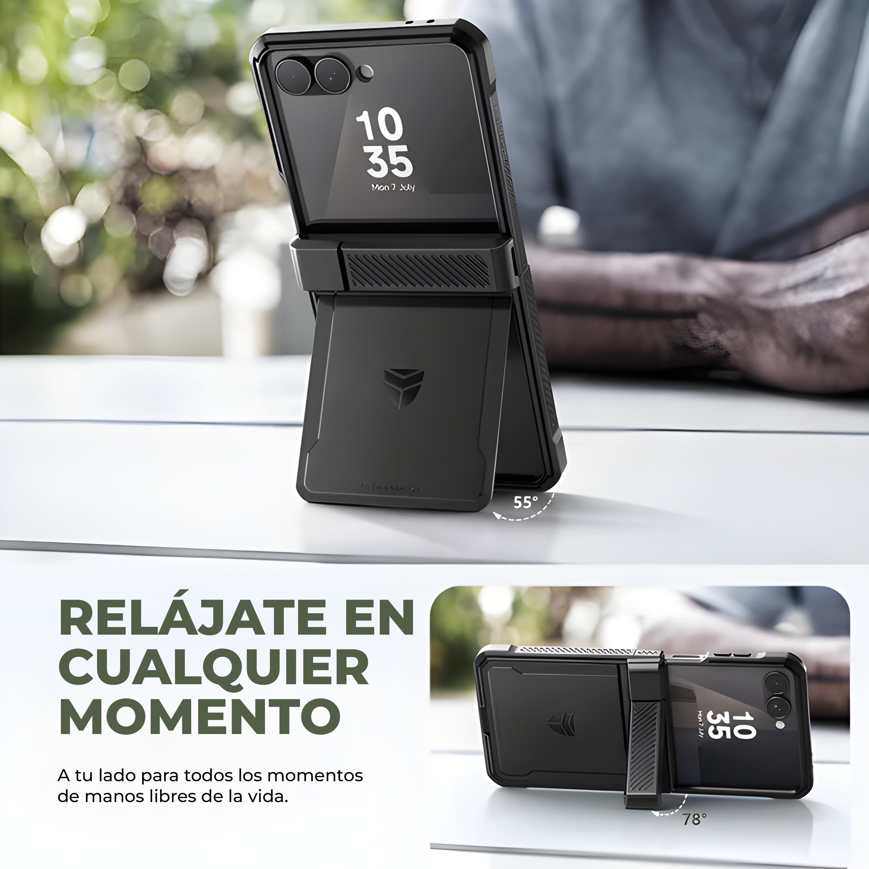 Case Dexnor Armor Kickstand 360° - Galaxy Z Flip 7