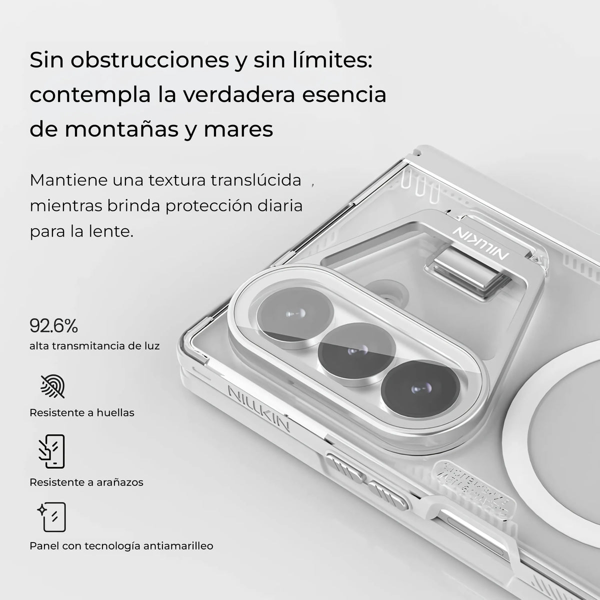 Case Nillkin Iceblade Prop Magnetic - Galaxy Z Fold 8 Ultra (Twilight Gray) (Magsafe)