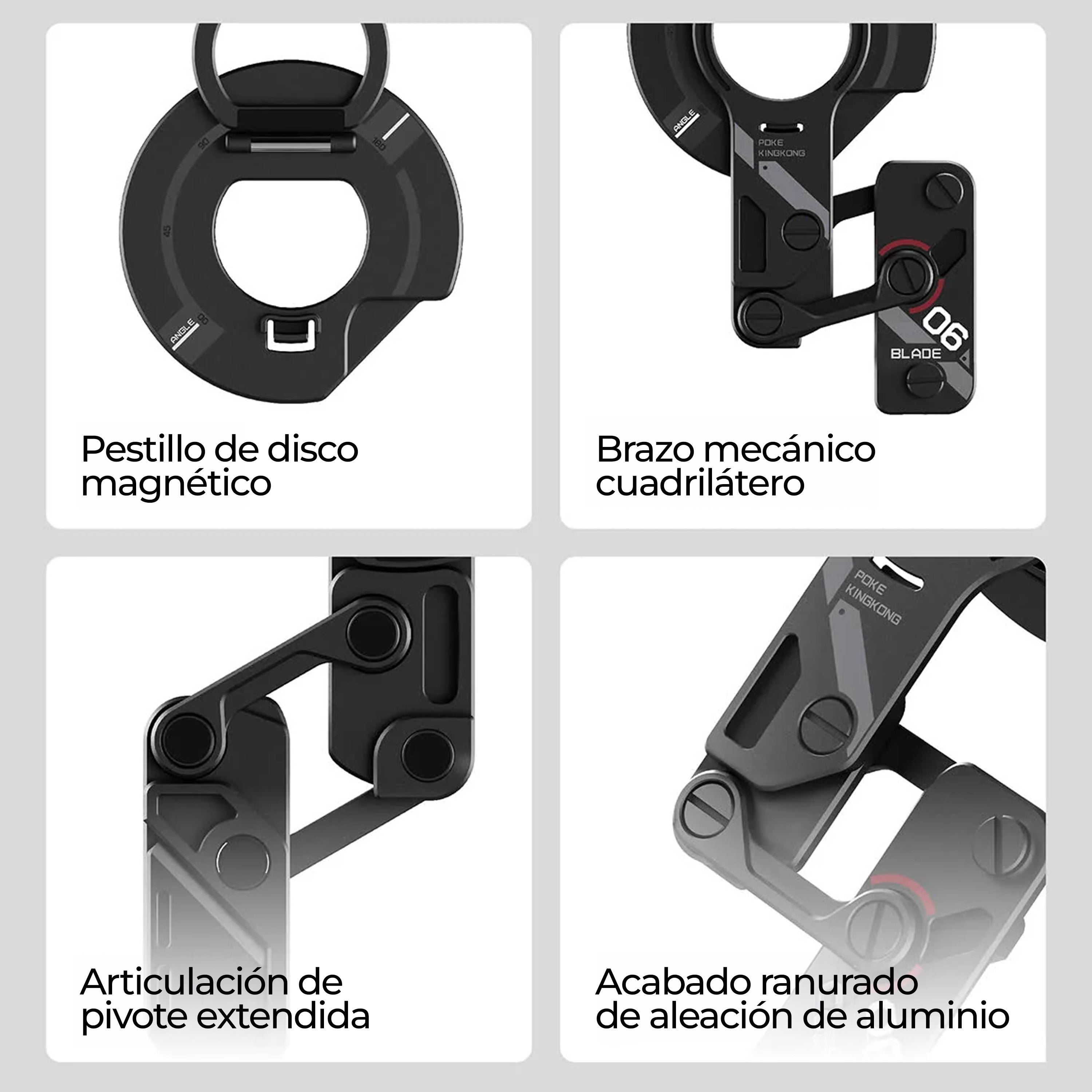 Grip Magnético 360° VSGO - Soporte Parante MagSafe Multiusos