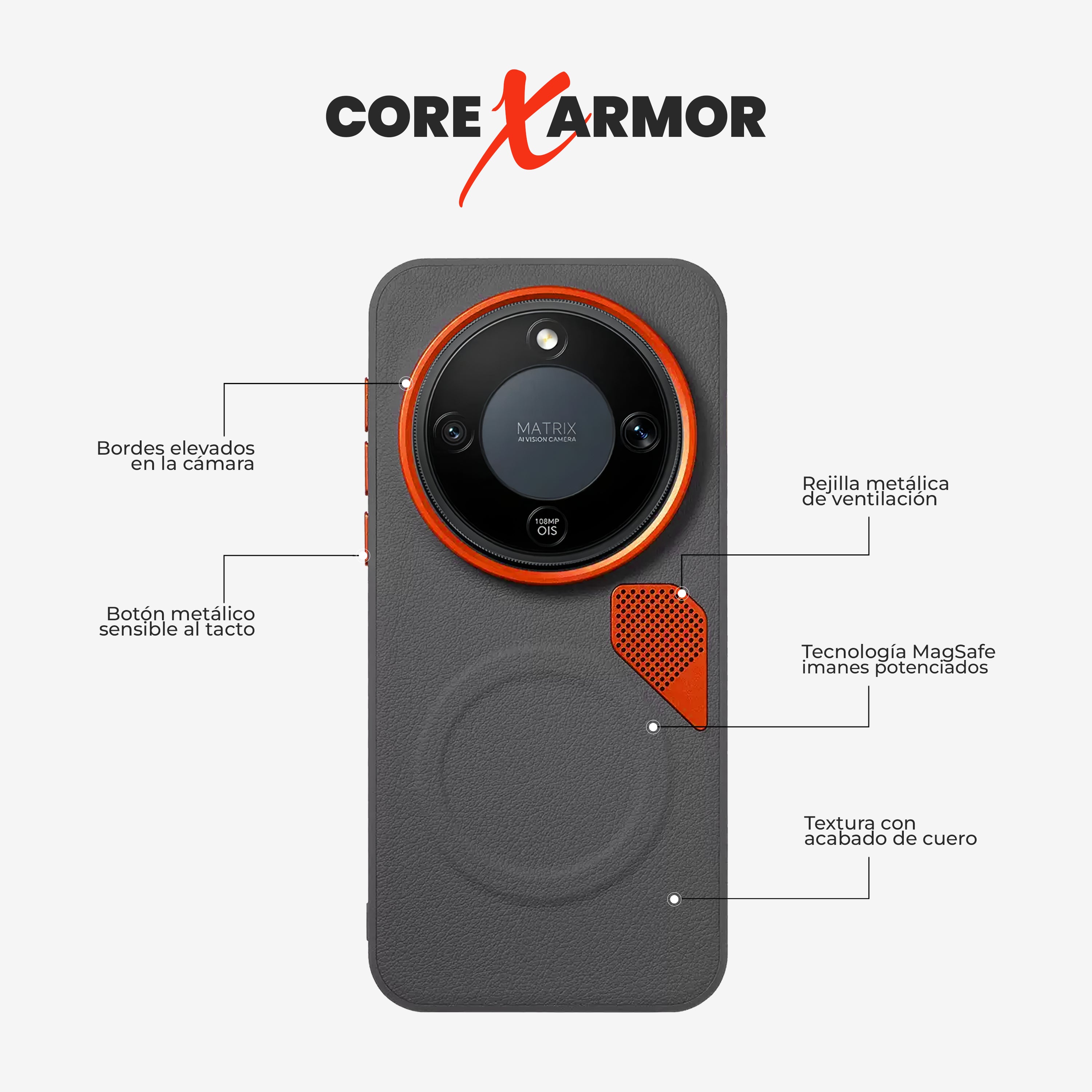 Case Core X Armor - Honor Magic 8 Lite (MagSafe)