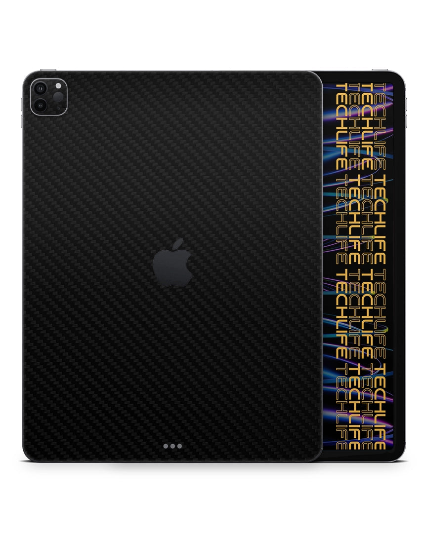Skin Premium Fibra De Carbono Negro iPad Pro