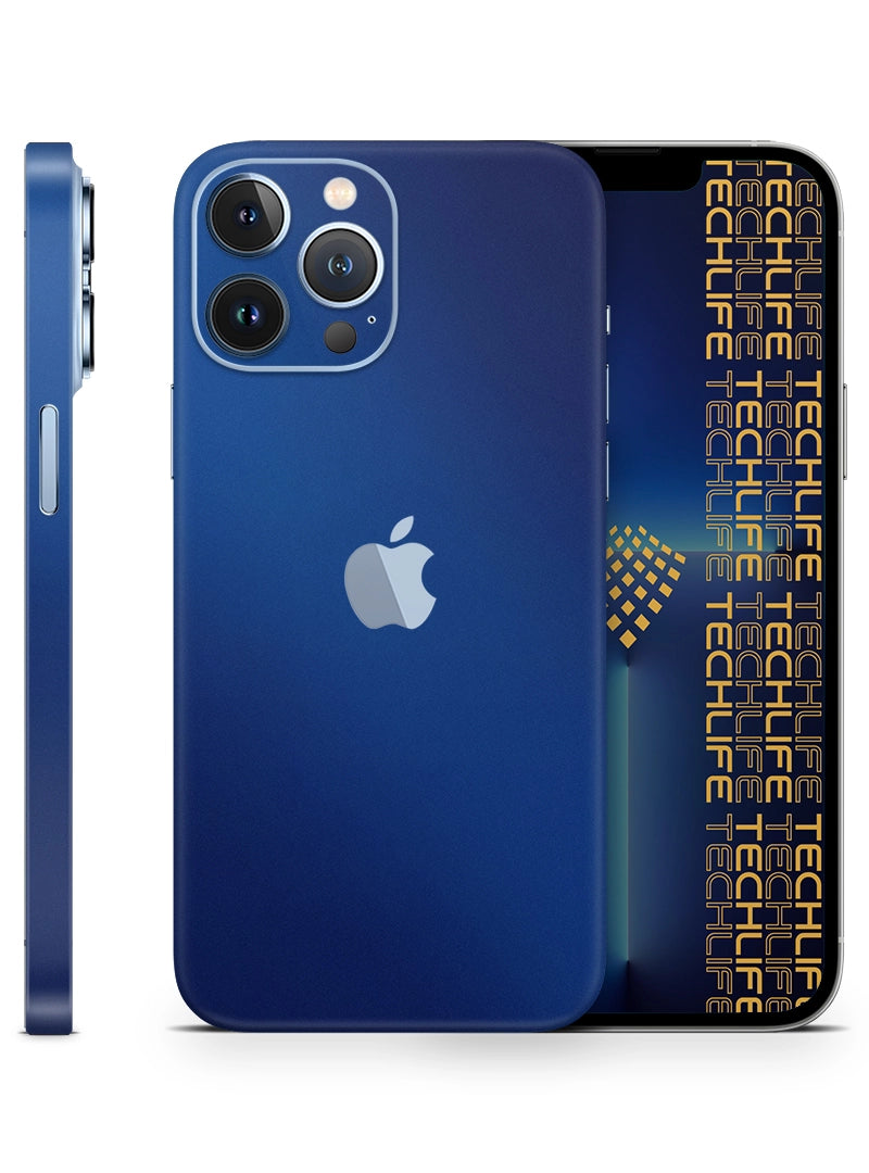 Skin Silver Azul Metálico iPhone 13 Pro Max