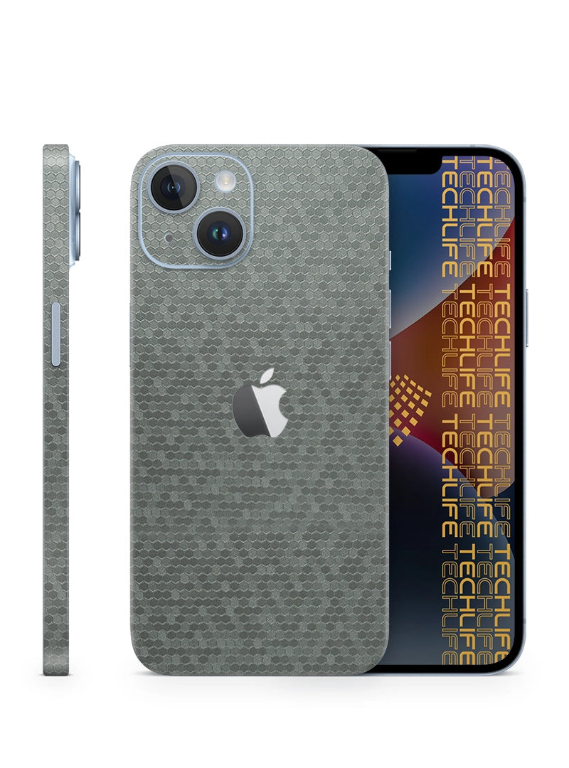 Skin Premium Panal de Abeja Titanium 3D iPhone 14