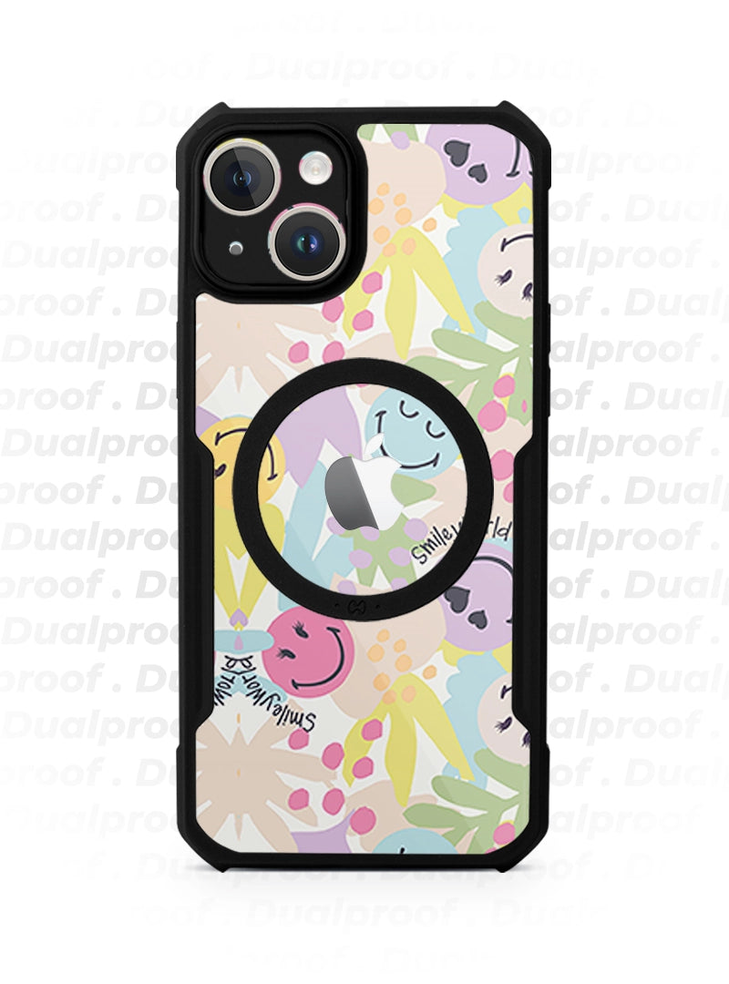 Case Antishock Dualproof iPhone 14 Plus - Carnaval de Sonrisas