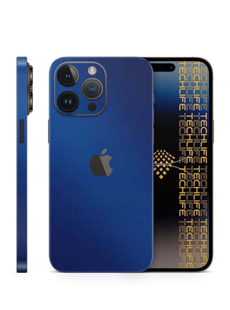 Skin Silver Azul Metálico iPhone 14 Pro