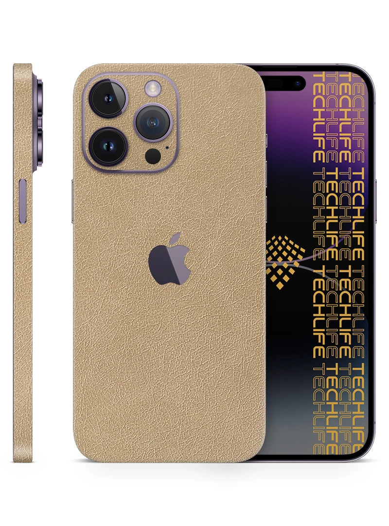 Skin Premium Cuero Esencia Marfil iPhone 14 Pro Max