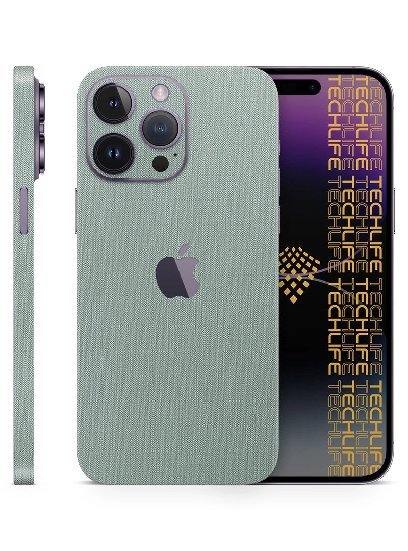 Skin Premium Mosaico verde acuarela iPhone 14 Pro Max