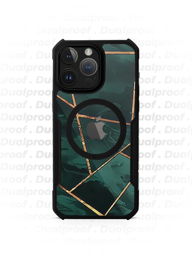 Case Antishock Dualproof iPhone 14 Pro - Escencia Esmeralda
