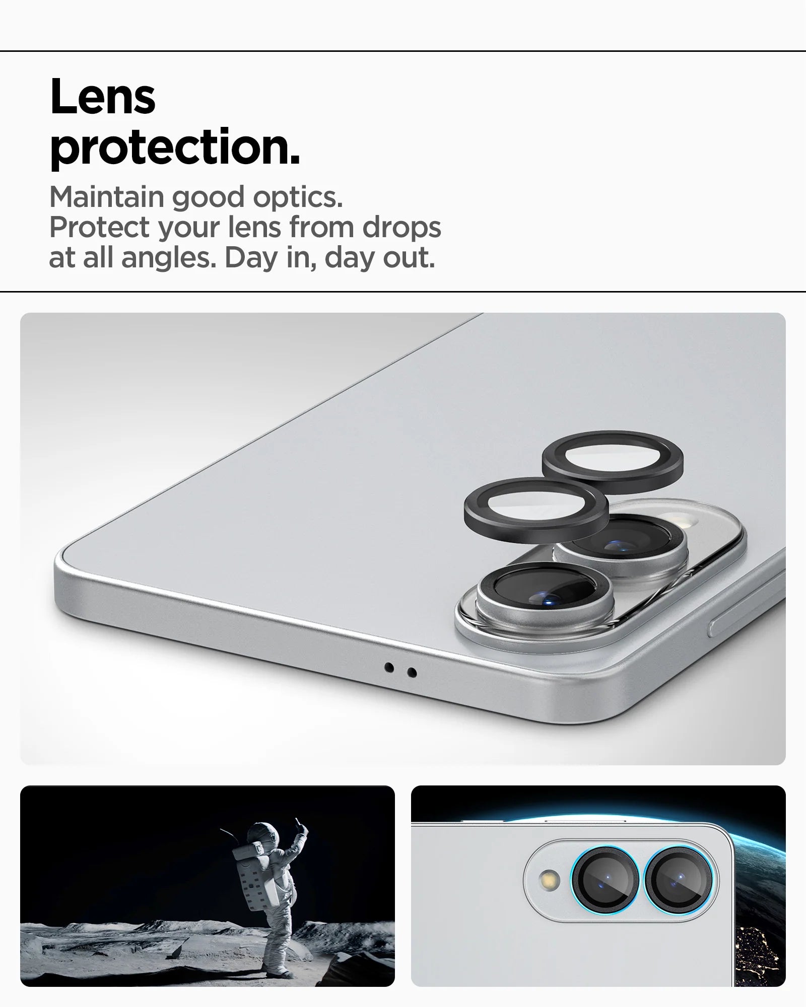 Protector de Cámaras Optik Pro EZ Fit - Galaxy S25 Edge