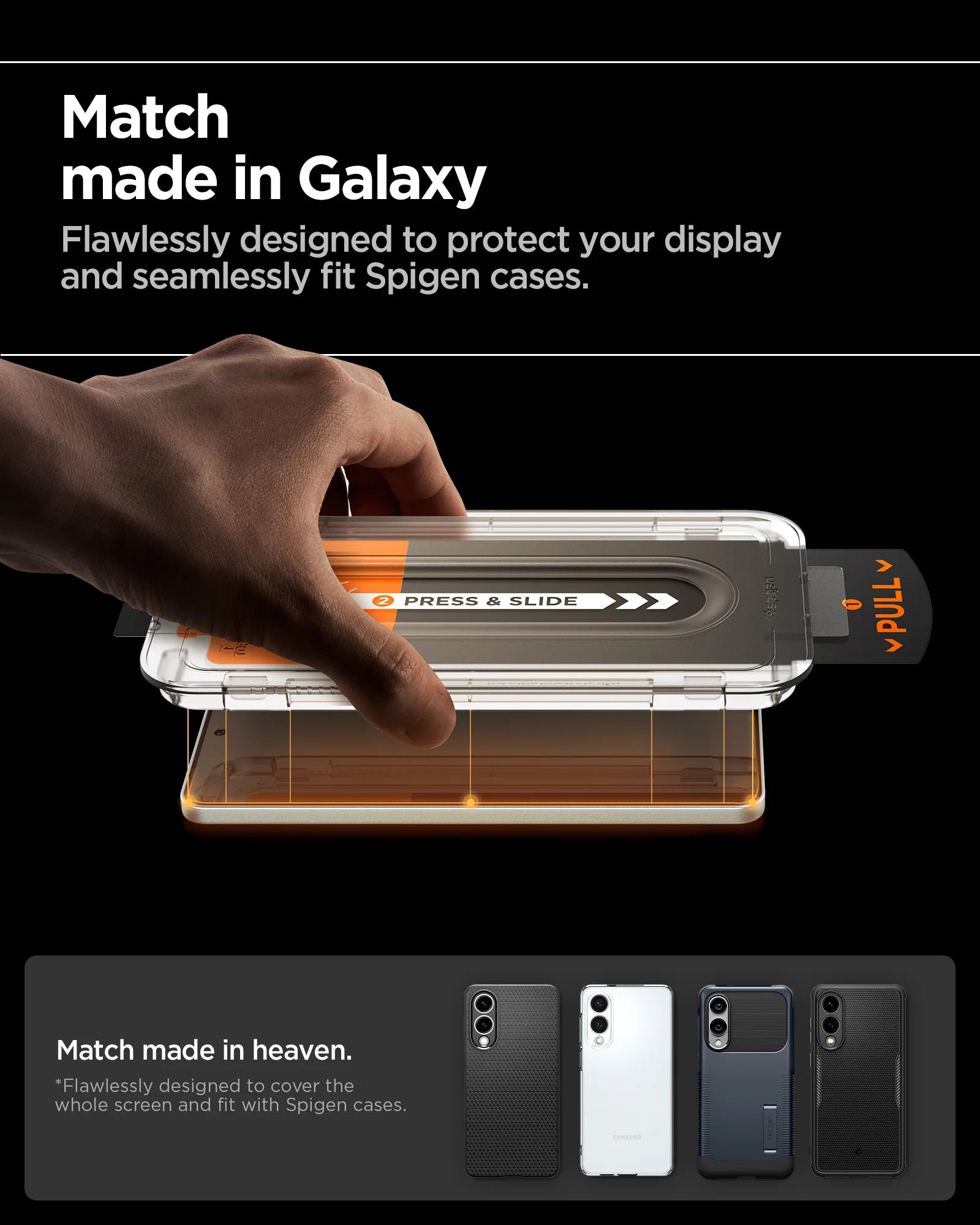 Protector de Pantalla Spigen GLAS.tR EZ Fit Pro Galaxy S25 Edge ( 2pack)