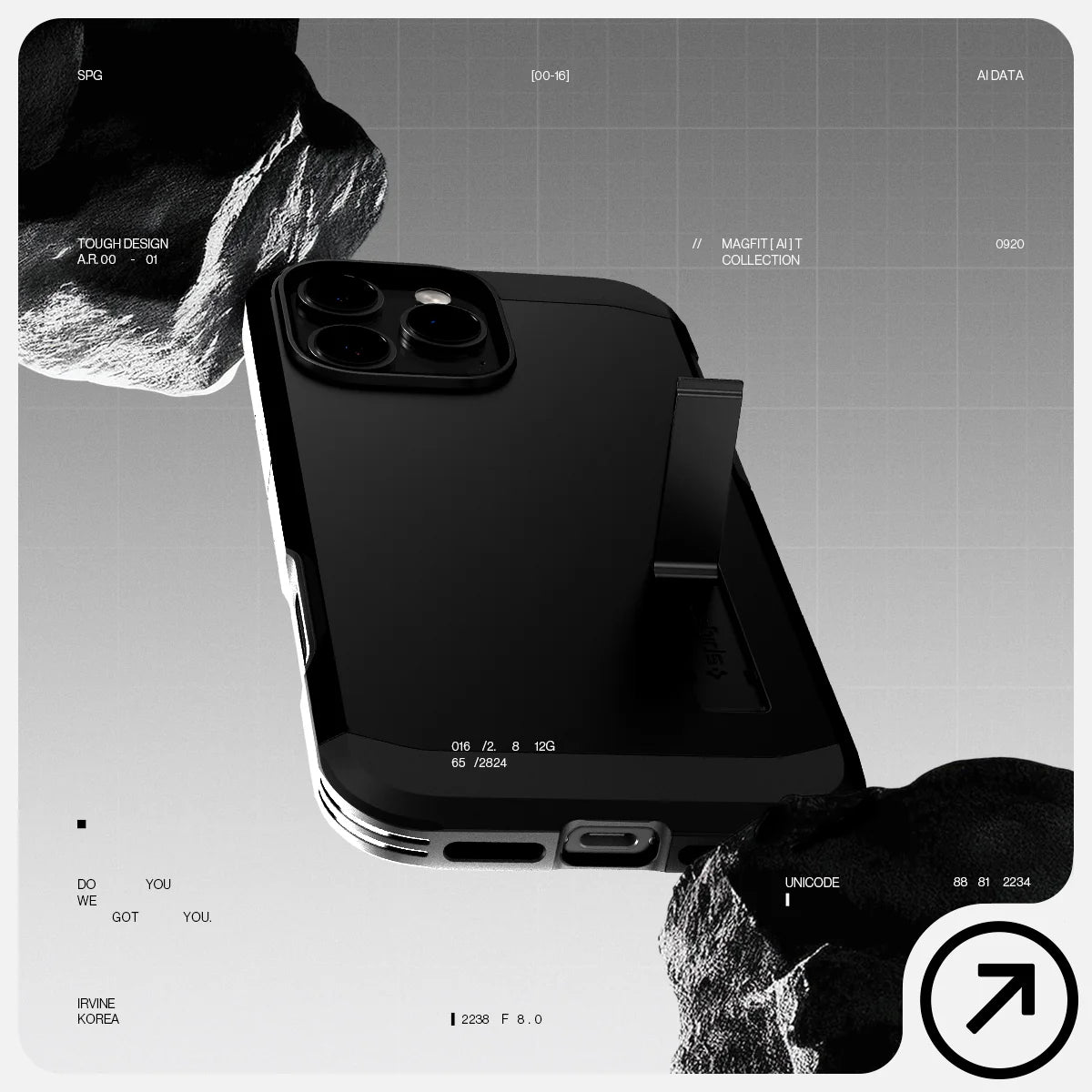 Case Spigen Tough Armor T AI (MagFit + Camera Control) iPhone 16 Pro Max