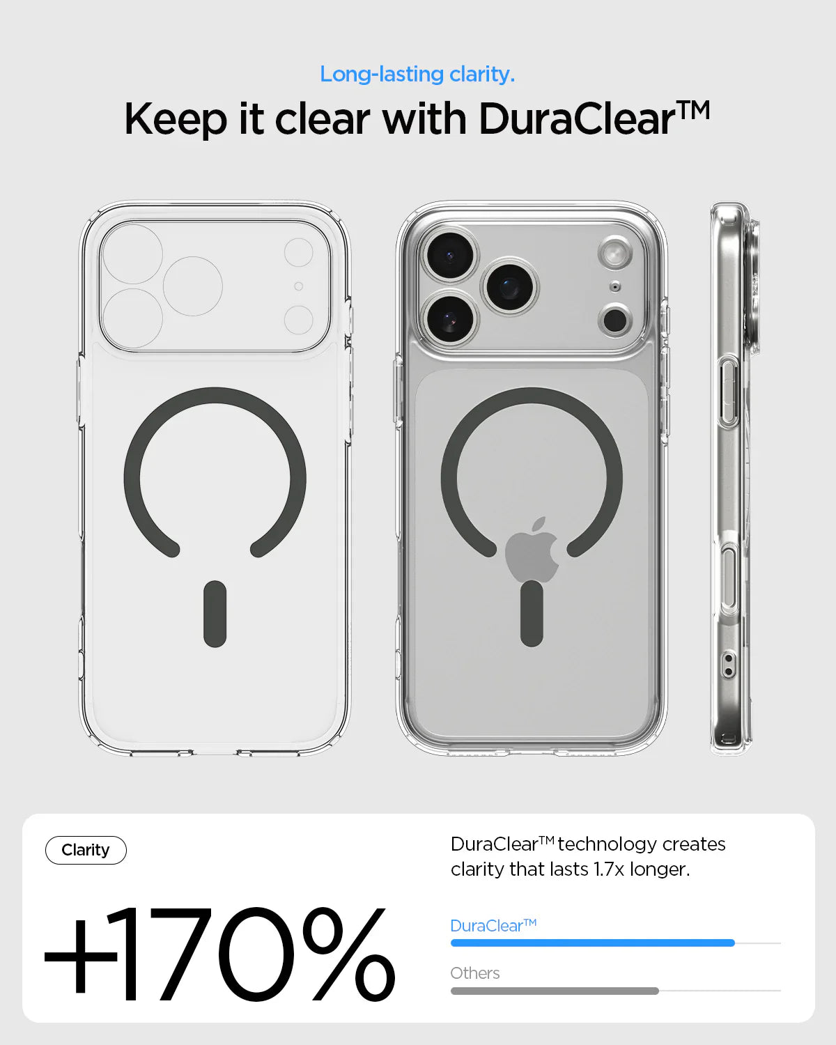 Case Spigen Crystal Hybrid Mag Fit iPhone 17 Pro (MagSafe)