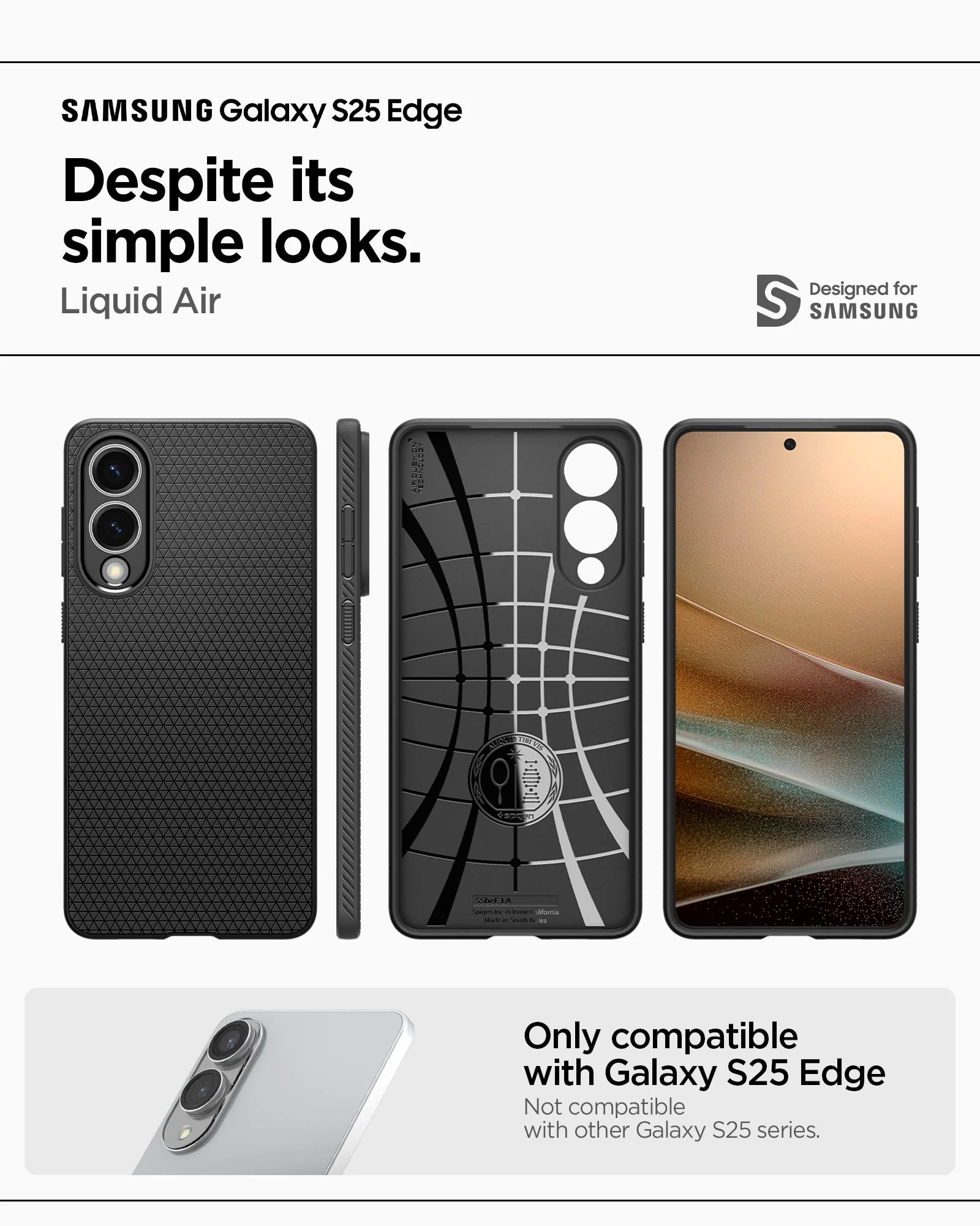 Case Spigen Liquid Air Galaxy S25 Edge
