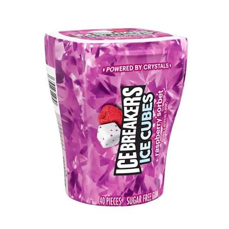 Ice Breakers Ice Cube Berry Blast Sorbet - Peppermint