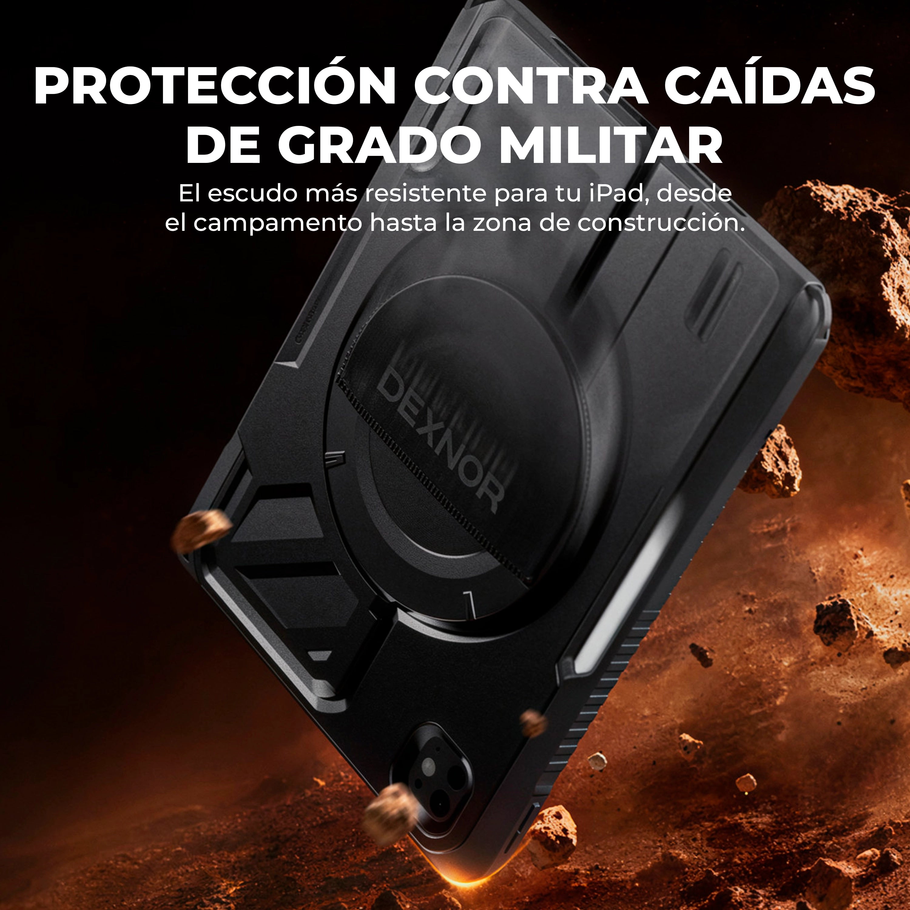Case Dexnor Armor 360° - iPad Pro M5 13" (con Mica)