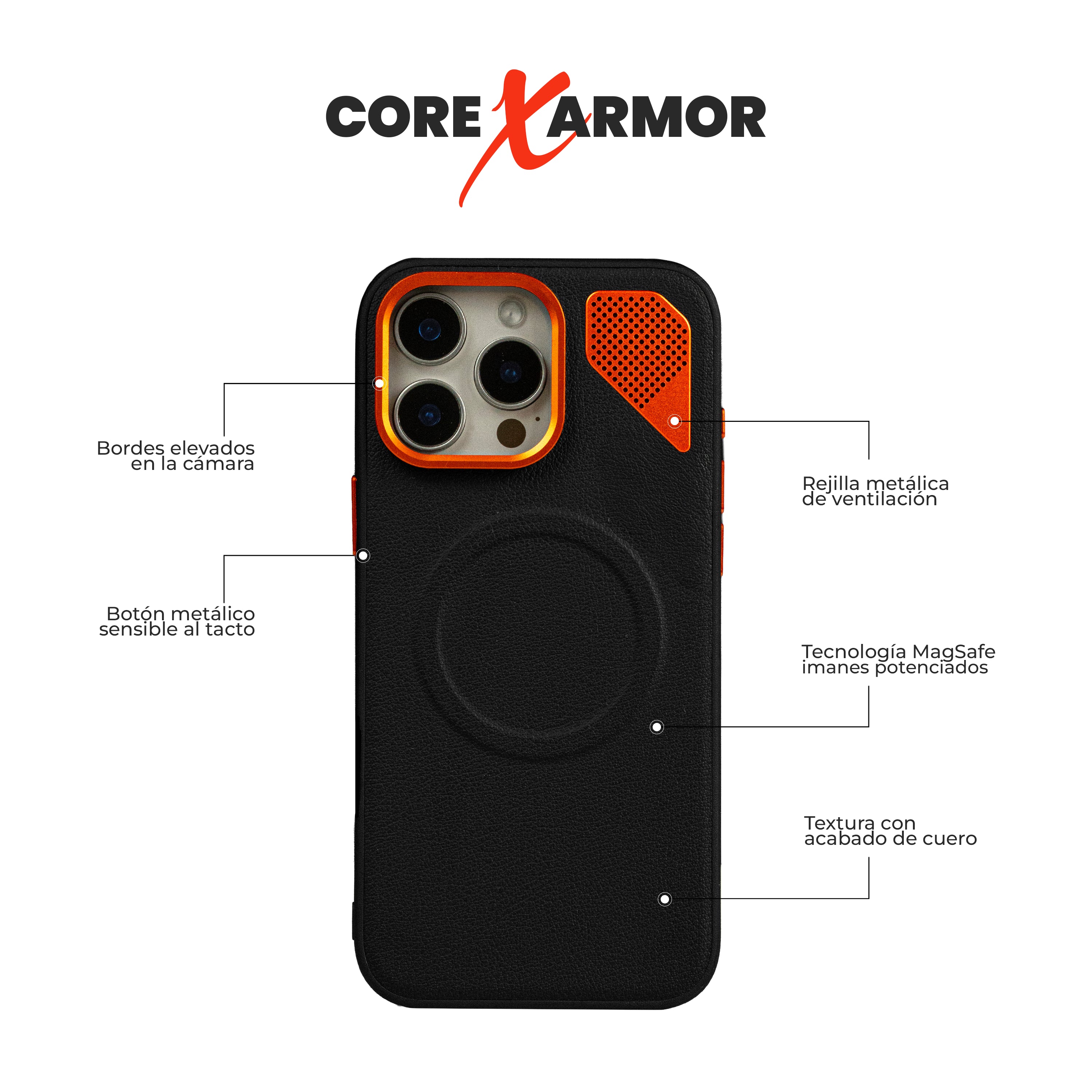 Case Core X Armor - iPhone 15 Pro Max (MagSafe)
