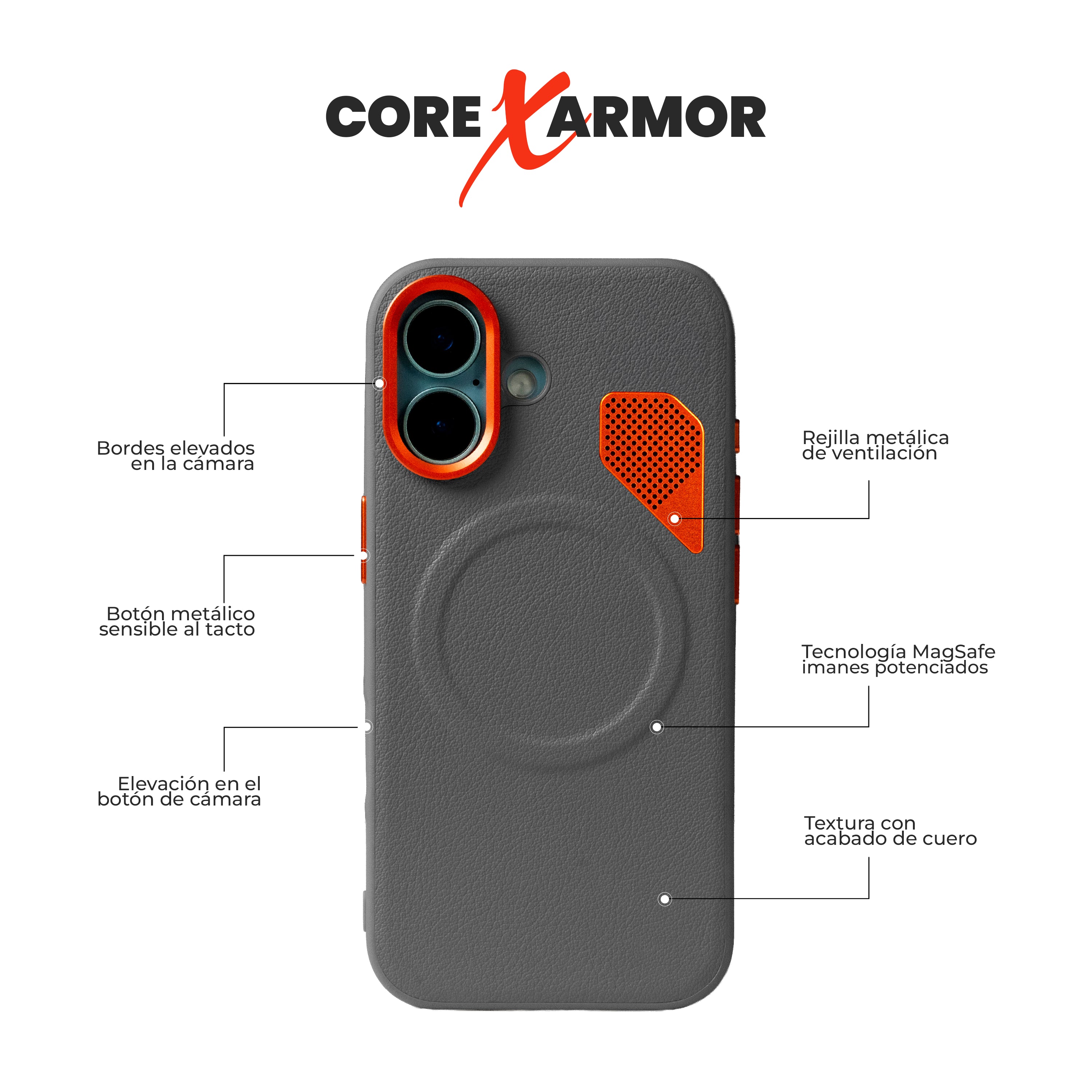 Case Core X Armor - iPhone 16 (MagSafe)