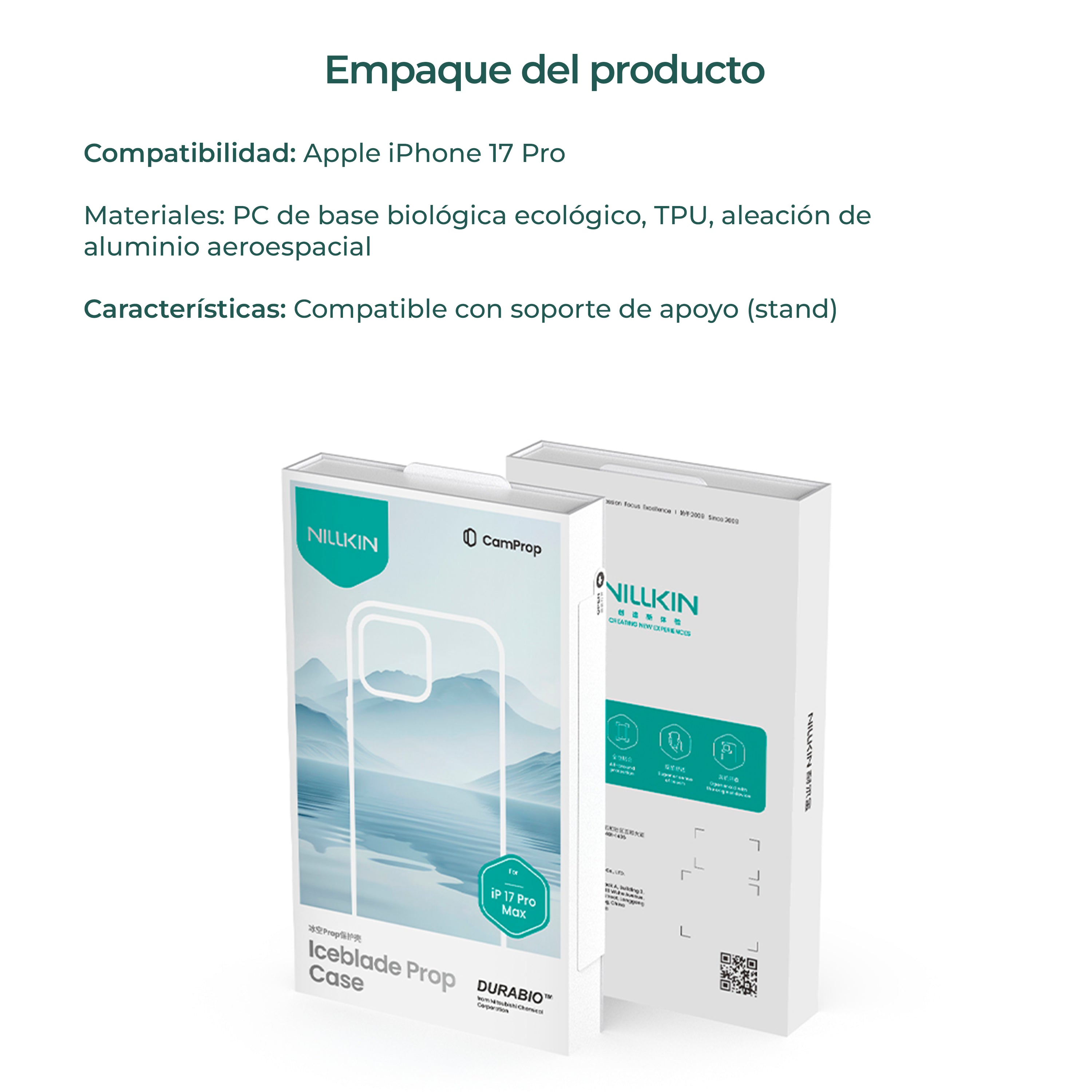 Case Nillkin Iceblade CamProp - iPhone 17 Pro (MagSafe)
