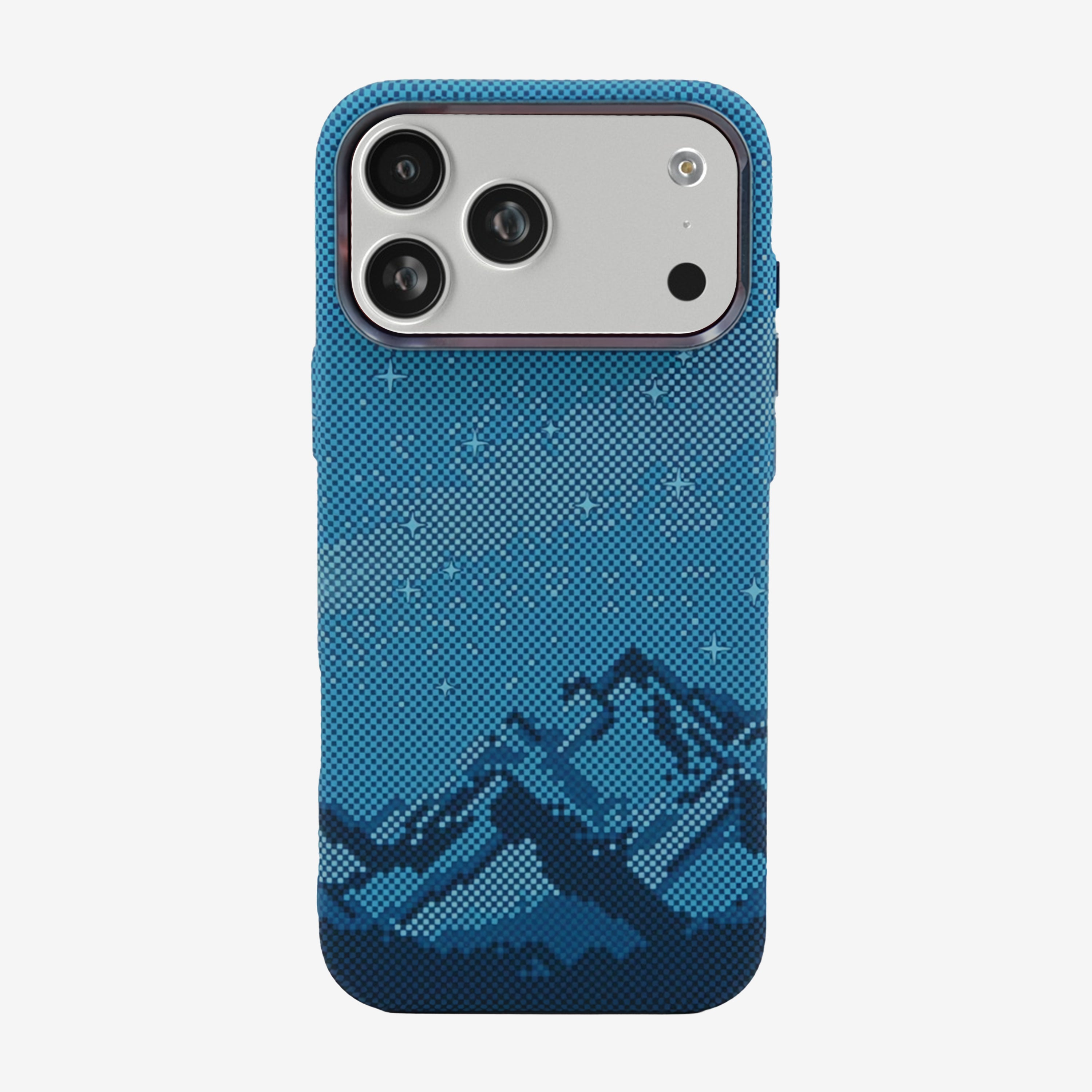 Case Luxo Diseño Fibra de Carbono - iPhone 17 Pro Max ( Mountain Night )( Magsafe)