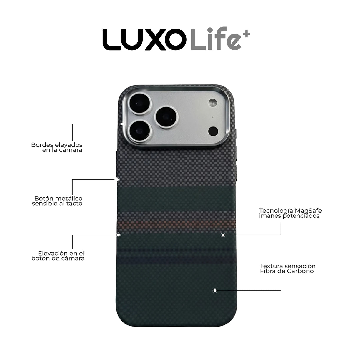 Case Luxo Aurora - iPhone 17 Pro Max (MagSafe)
