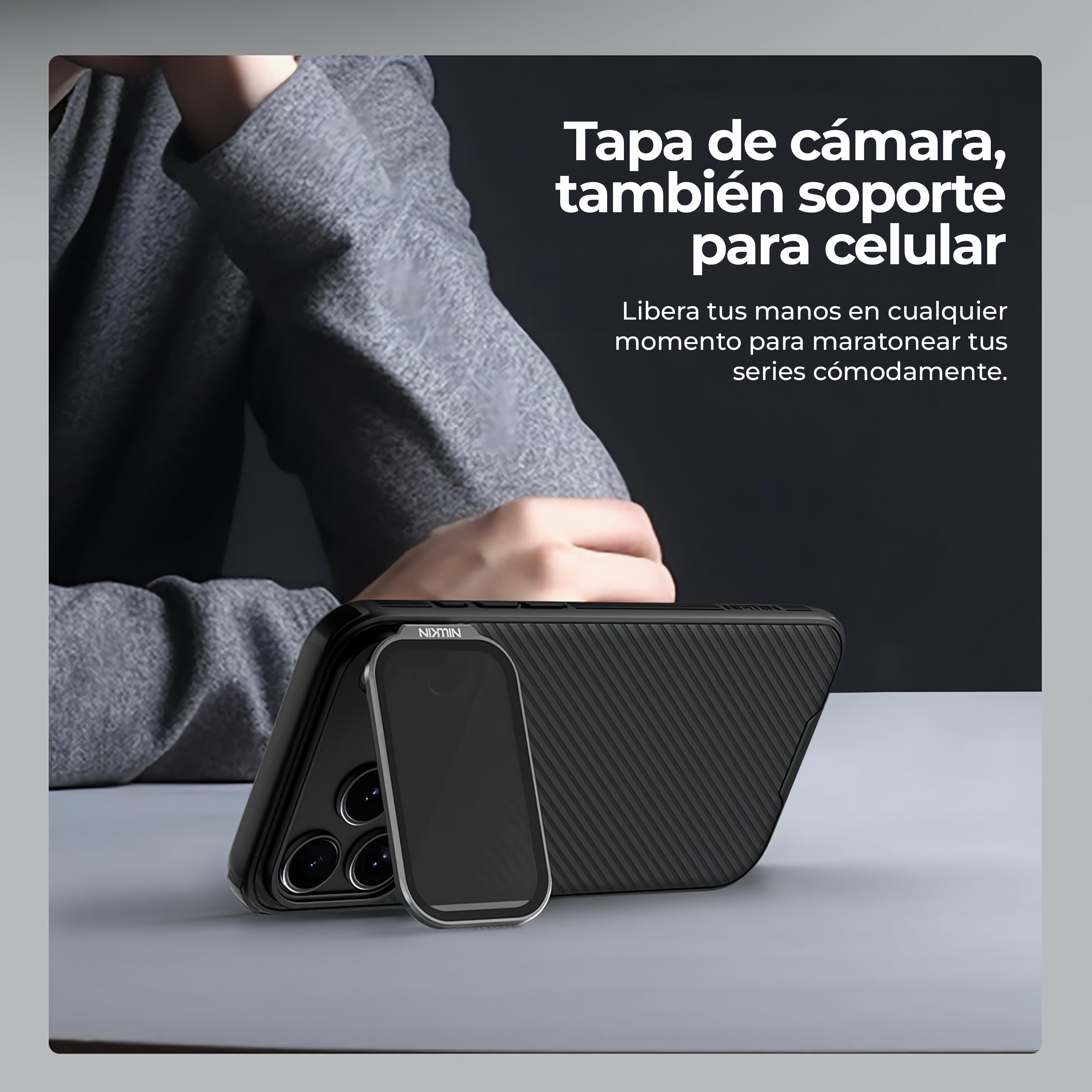 Case Nillkin CamShield Prop - iPhone 17 Pro Max ( Lente Oscuro ) (Magsafe)