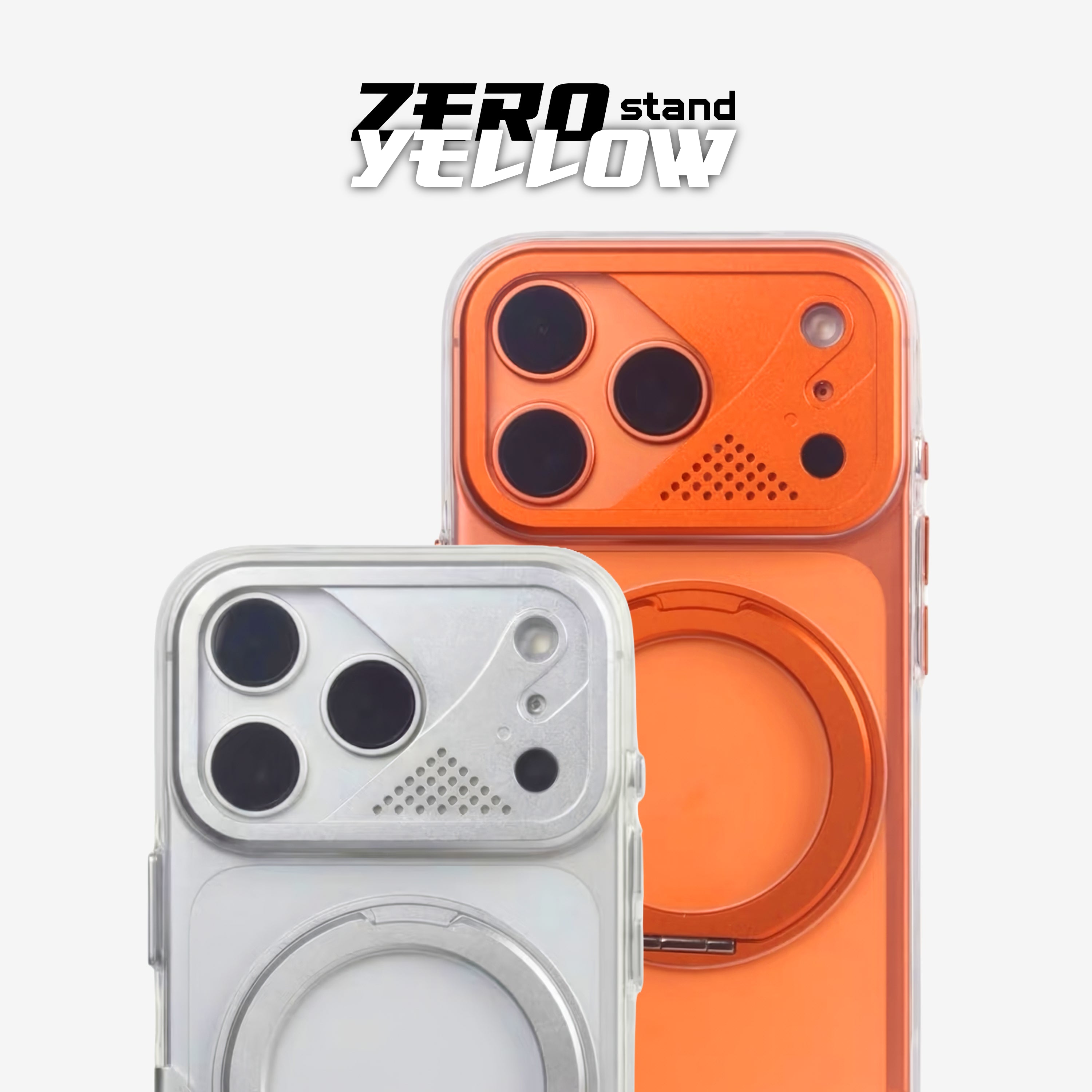 Case Zero Yellow Stand - iPhone 17 Pro Max (Magsafe)