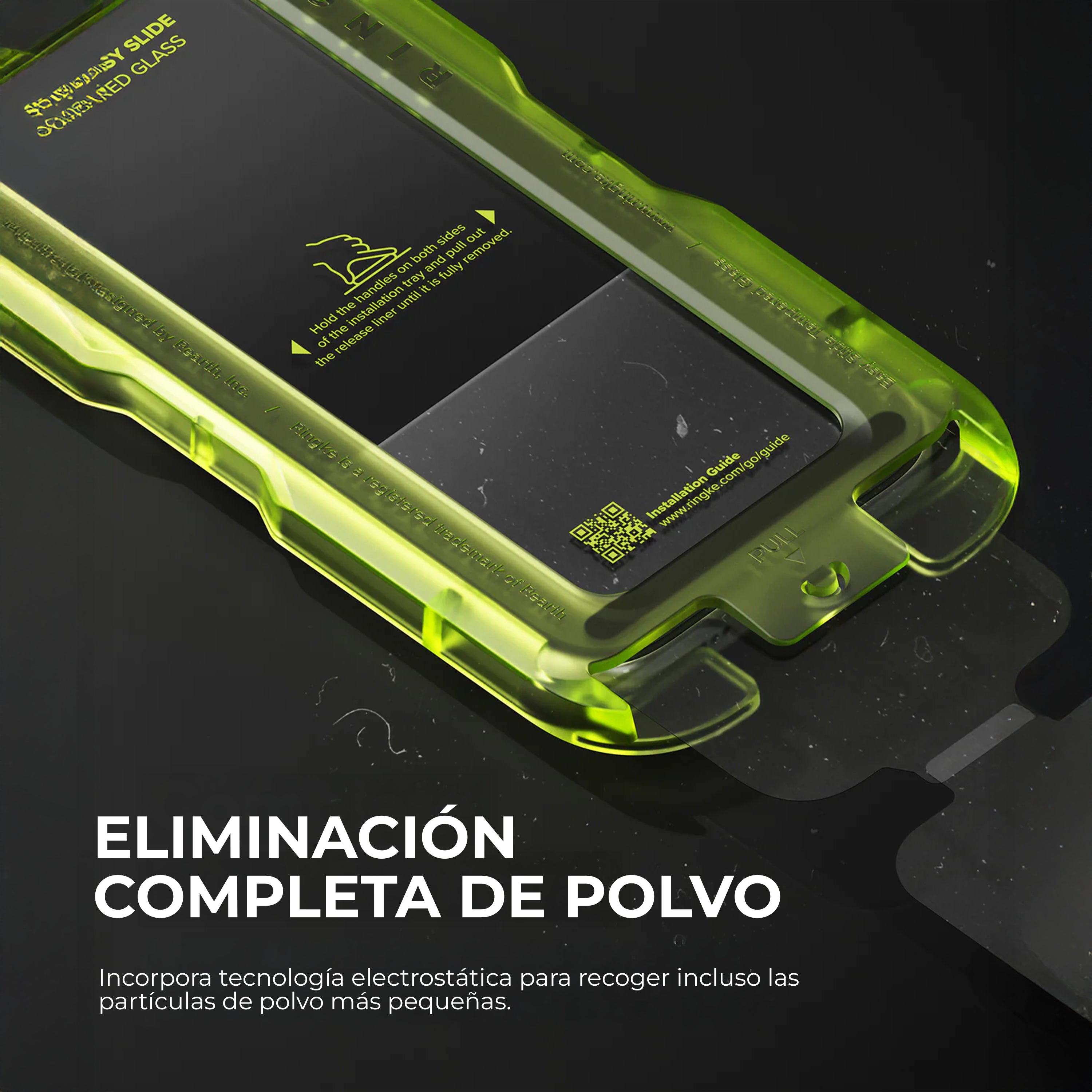 Protector de Pantalla Vidrio Ringke Easy Slide iPhone 17 Pro Max (Instalador) 2pcs