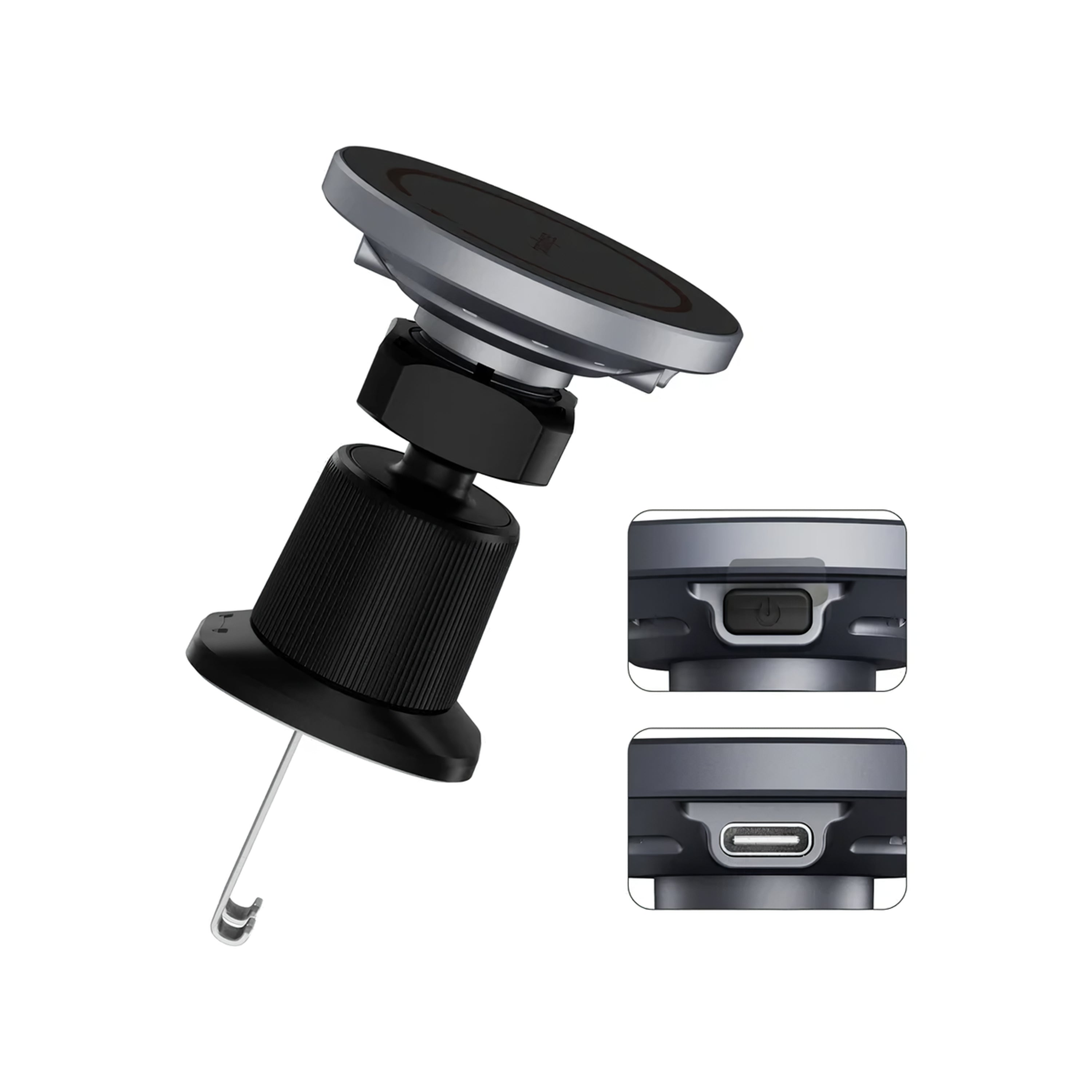 Cargador Inalámbrico 15W Magneteek Car Mount