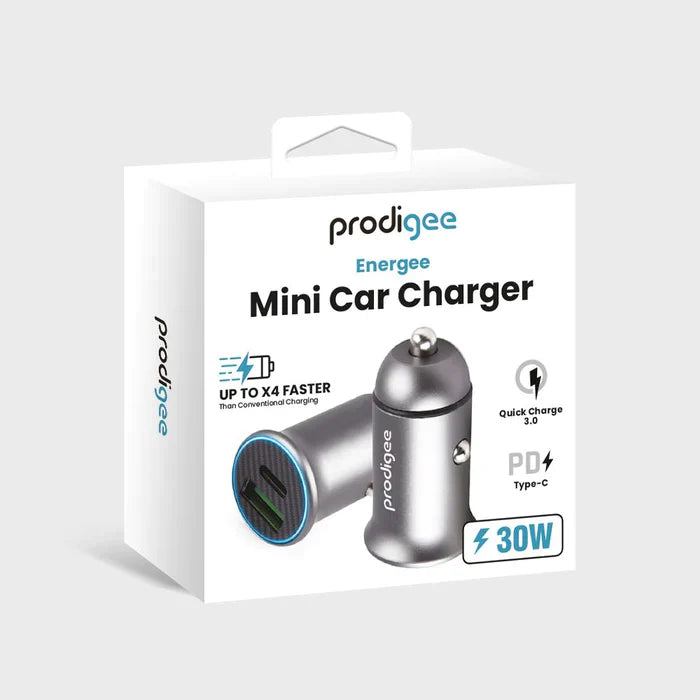 Cargador de auto Prodigee - Energee Mini Car Charger Tipo C
