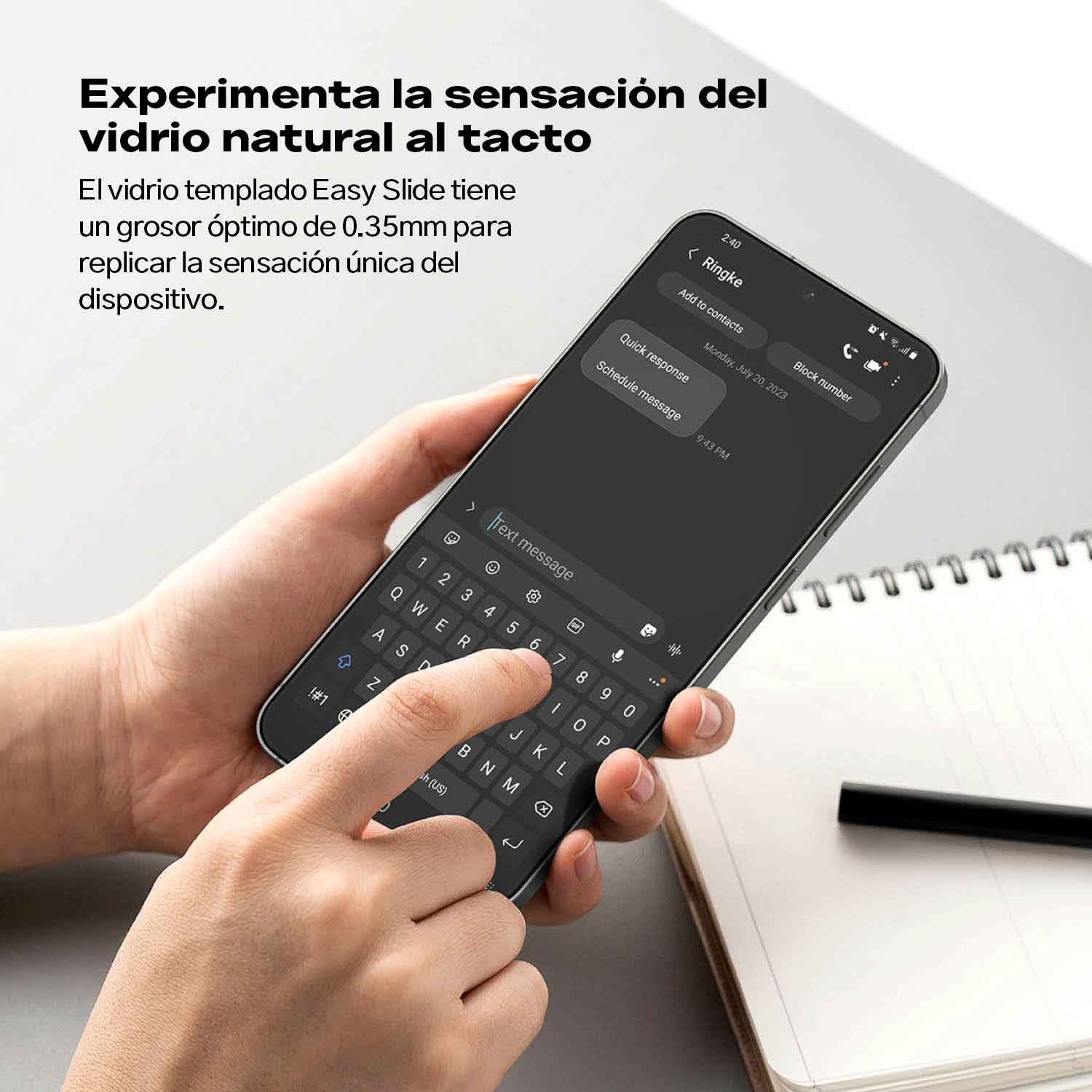 Protector de Pantalla Vidrio Ringke Galaxy S25 Plus / S24 Plus (Instalador) 1 und