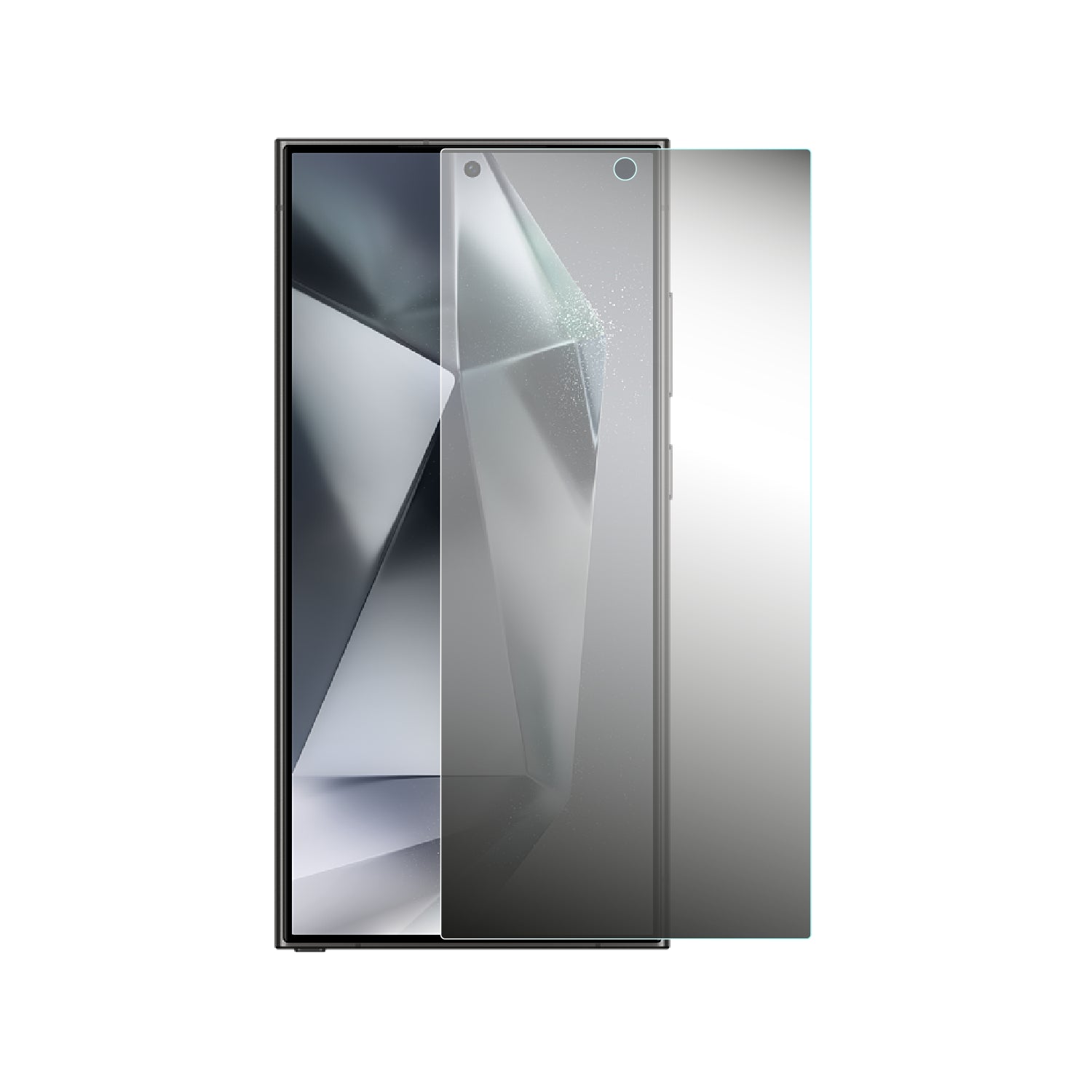 Protector de pantalla Nanotech mate antiespía 7H para Samsung Galaxy S24 Ultra, alta resistencia y privacidad total.