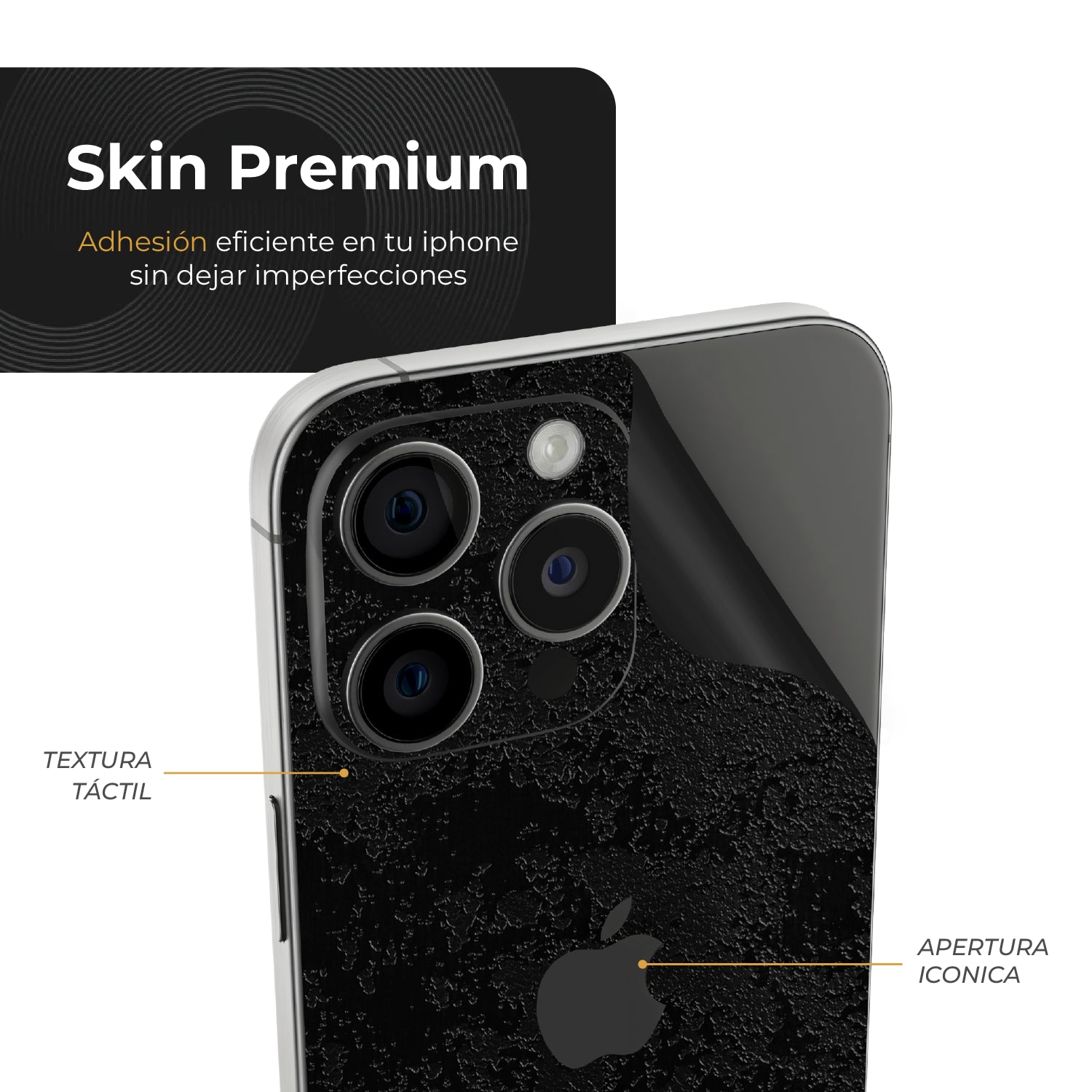 Skin Premium Atlas Oscuro - iPhone 16 Pro