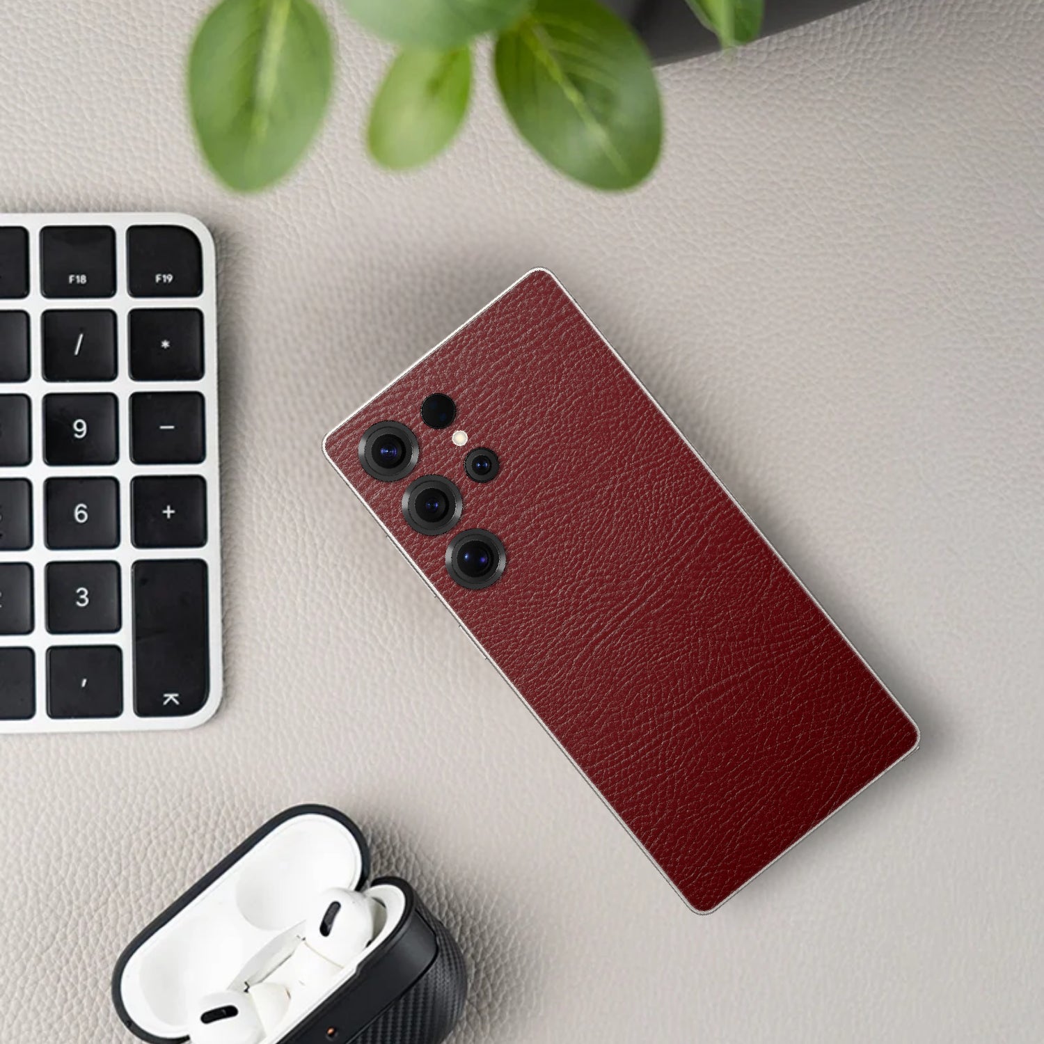 Skin Premium Cuero - Galaxy S25 Ultra