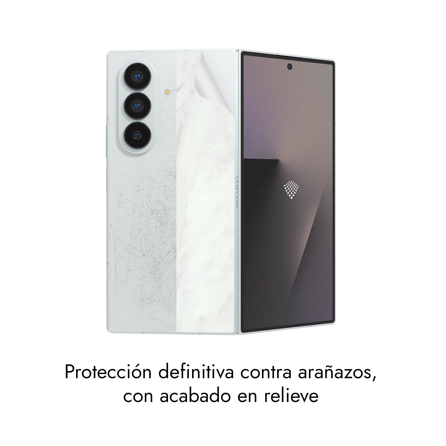 Skin Premium Marmol Ultra Blanco Galaxy Z Fold 7