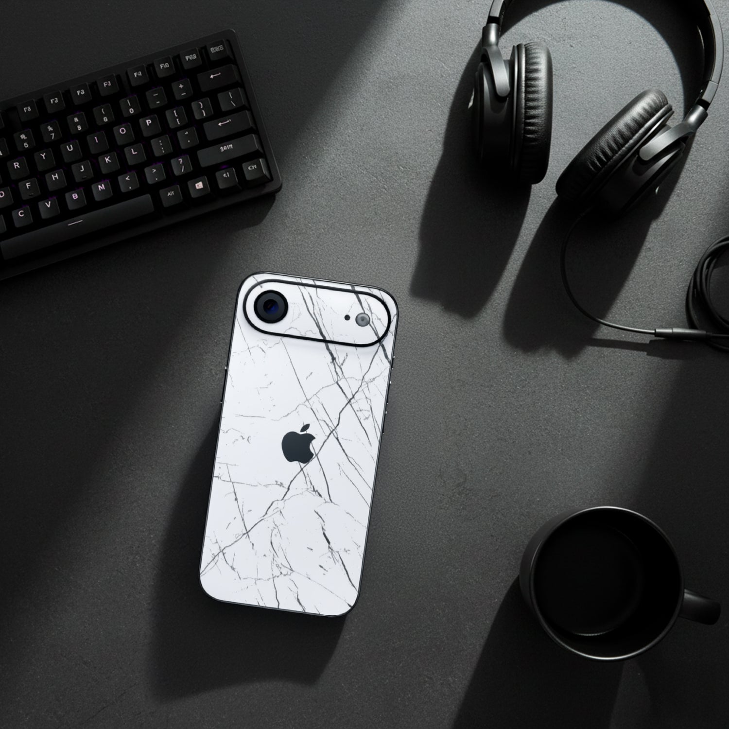 iPhone Air Skin Premium - Mármol Nero