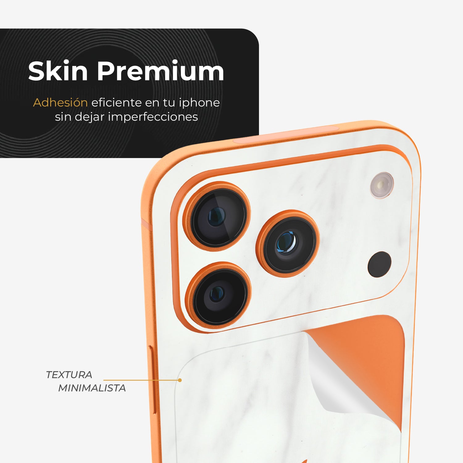 iPhone 17 Pro Max Skin Premium - Ultra Blanco