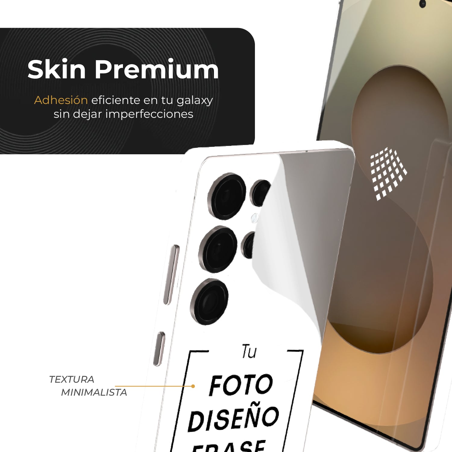 Skin Premium Personalizado - Galaxy S25 Ultra
