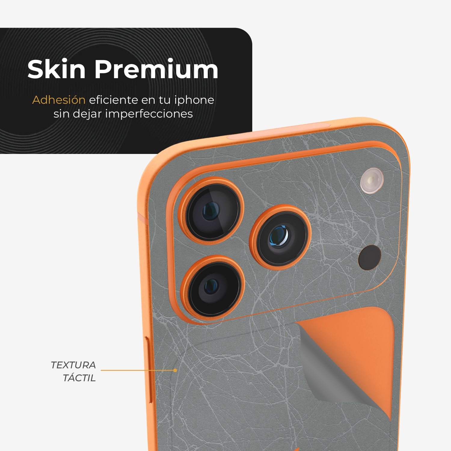 iPhone 17 Pro Skin Premium - Venom Platinium 3D