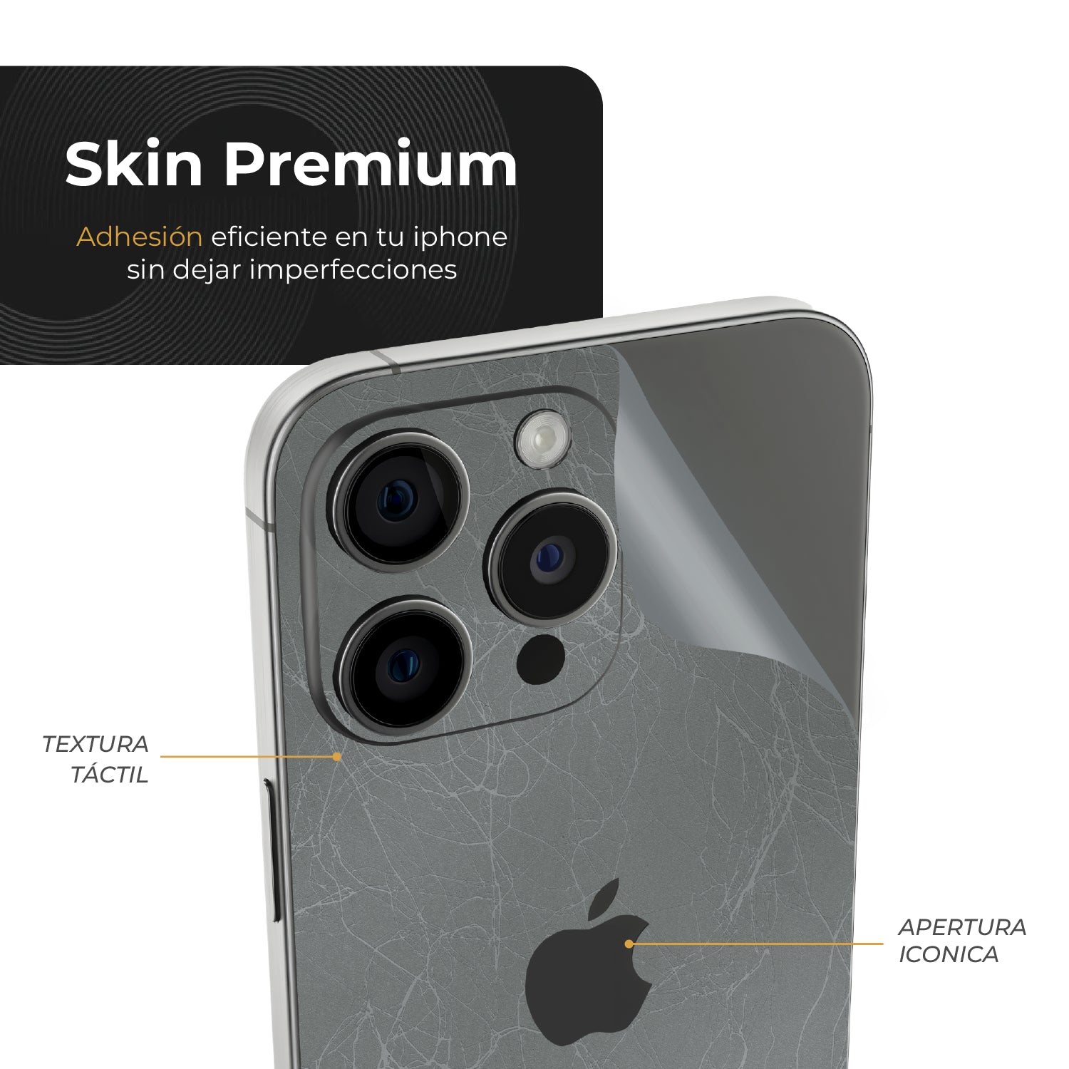 Skin Premium Venom Platinium - iPhone 16 Pro