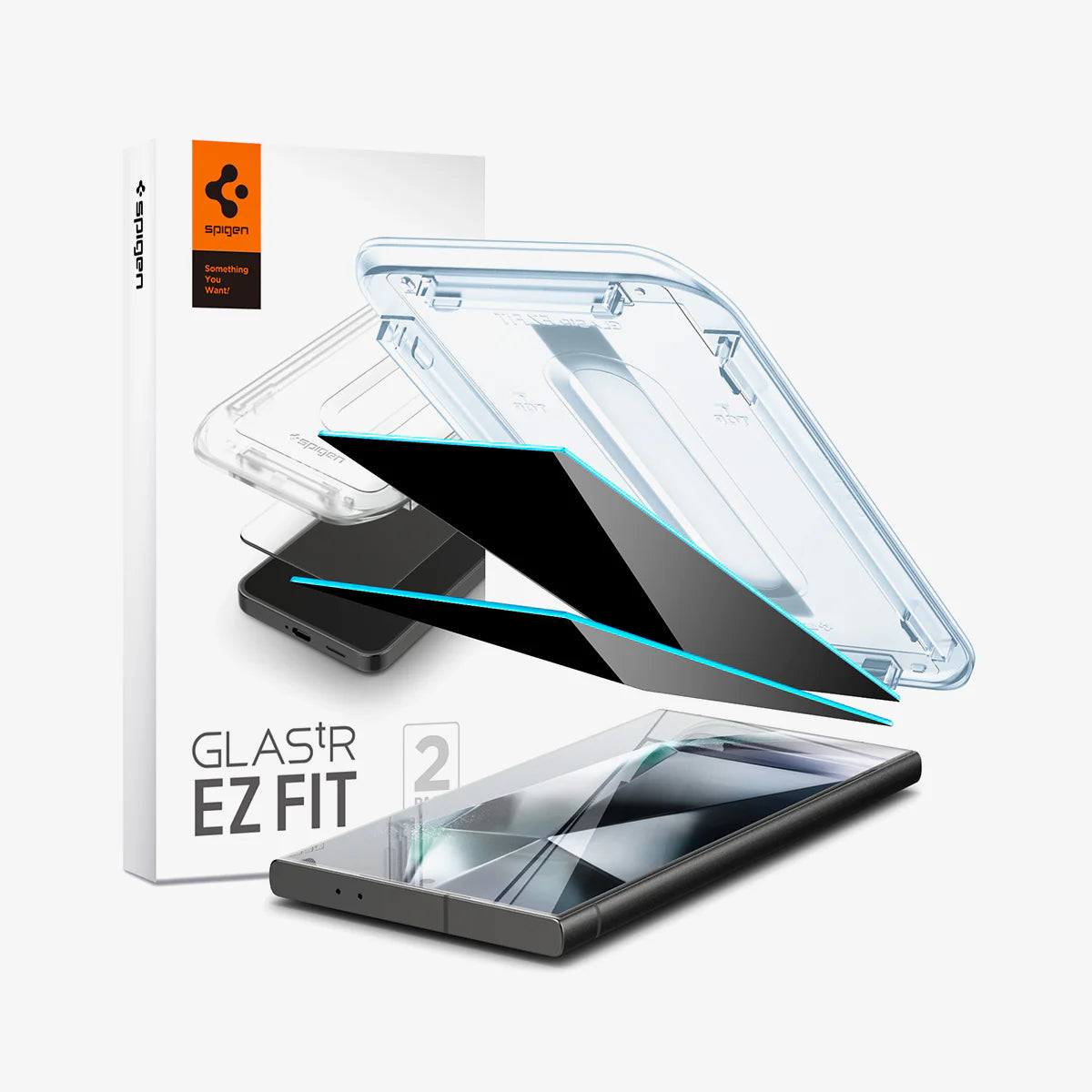 Spigen EZ FIT GLAS.tR Privacy Galaxy S24 Ultra ( 2 UND )