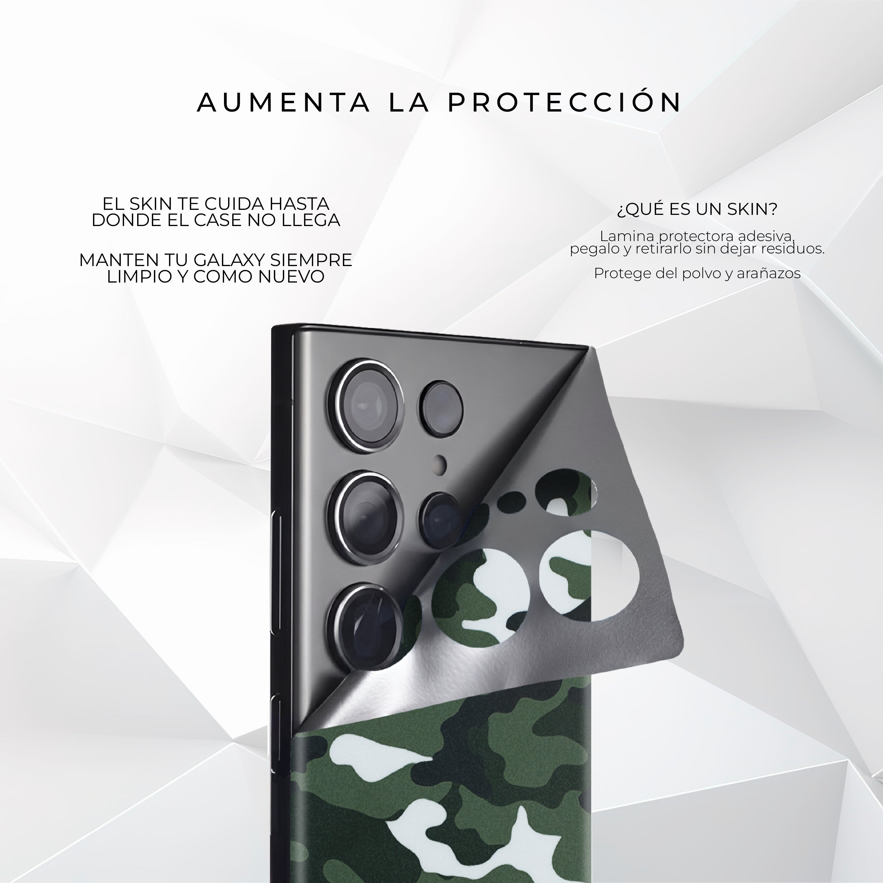 Tripack Galaxy S24 Plus | Skin Premium + Case Color Pro 3 + Vidrio HD