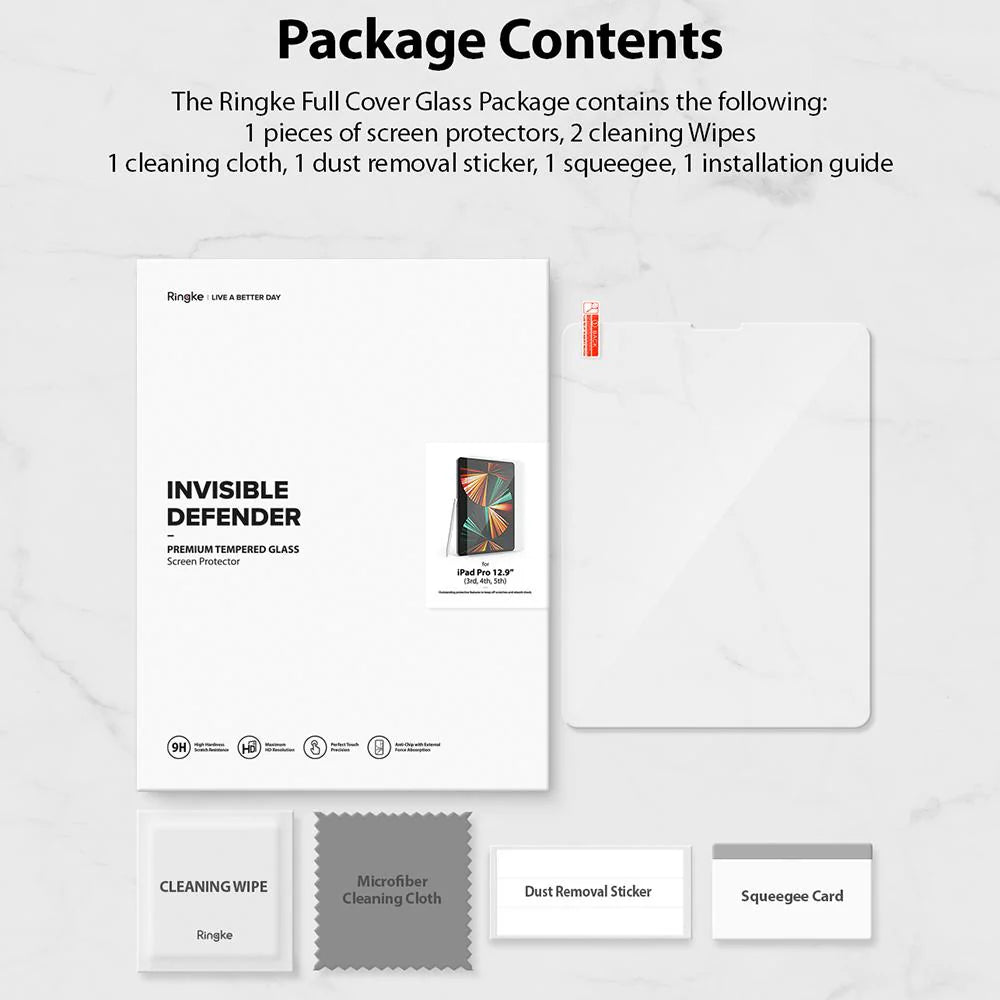 Vidrio Ringke ID Glass iPad Pro 12.9'' (6th, 5th, 4th, 3th Generation)