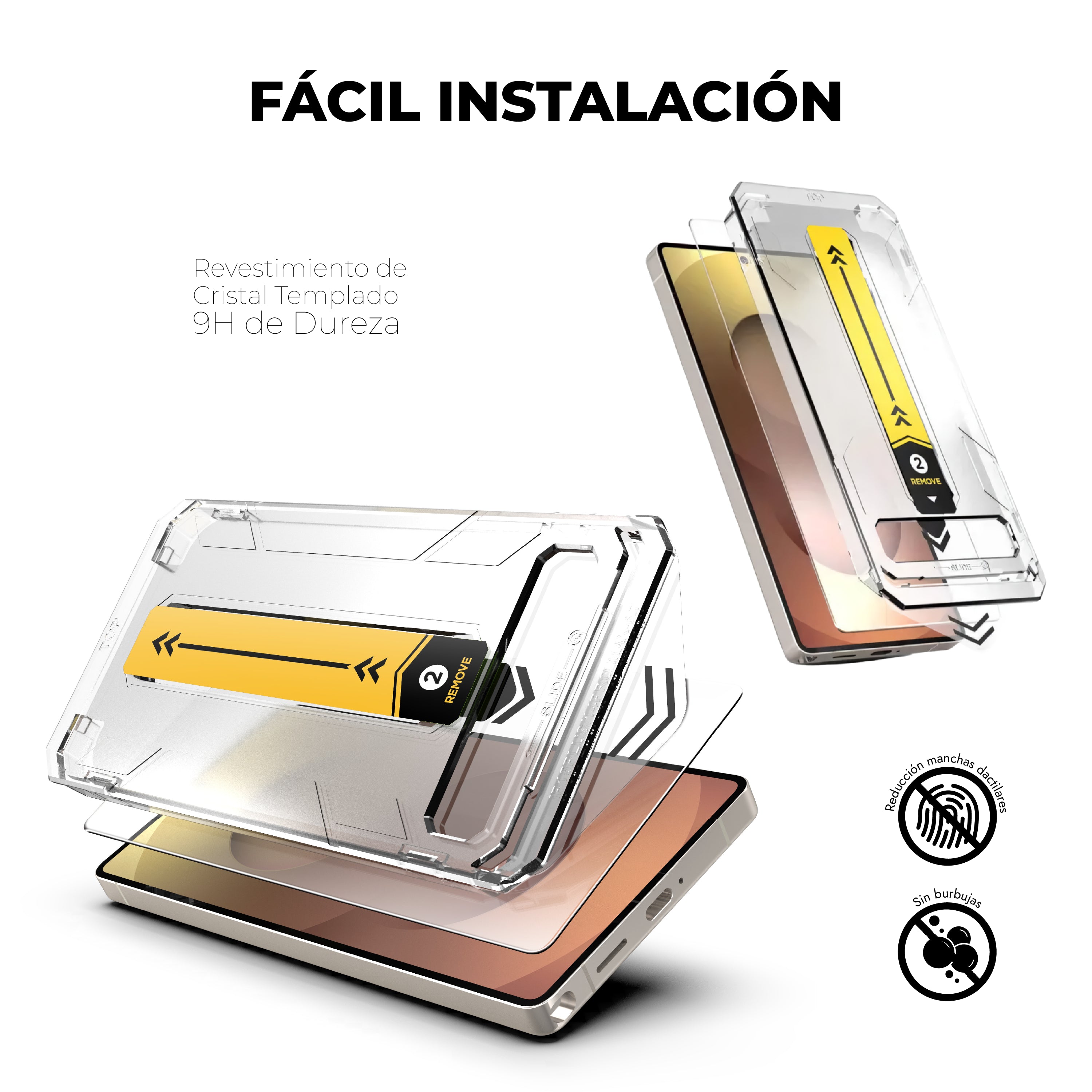 Protector de Pantalla Vidrio Templado 9H - Galaxy S24 (1 UND)