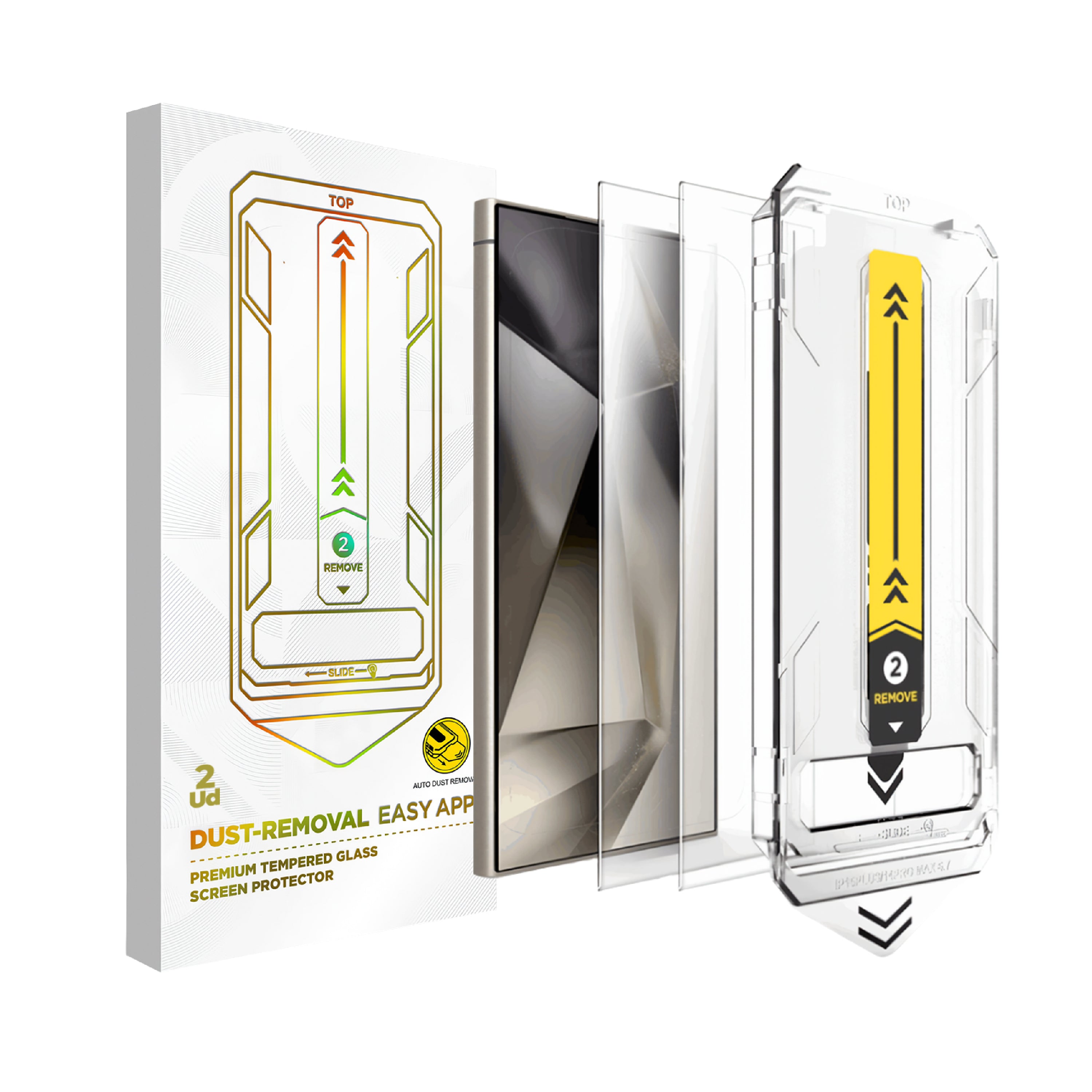 Protector de Pantalla Vidrio Templado 9H - Galaxy S24 Ultra (2 UND)