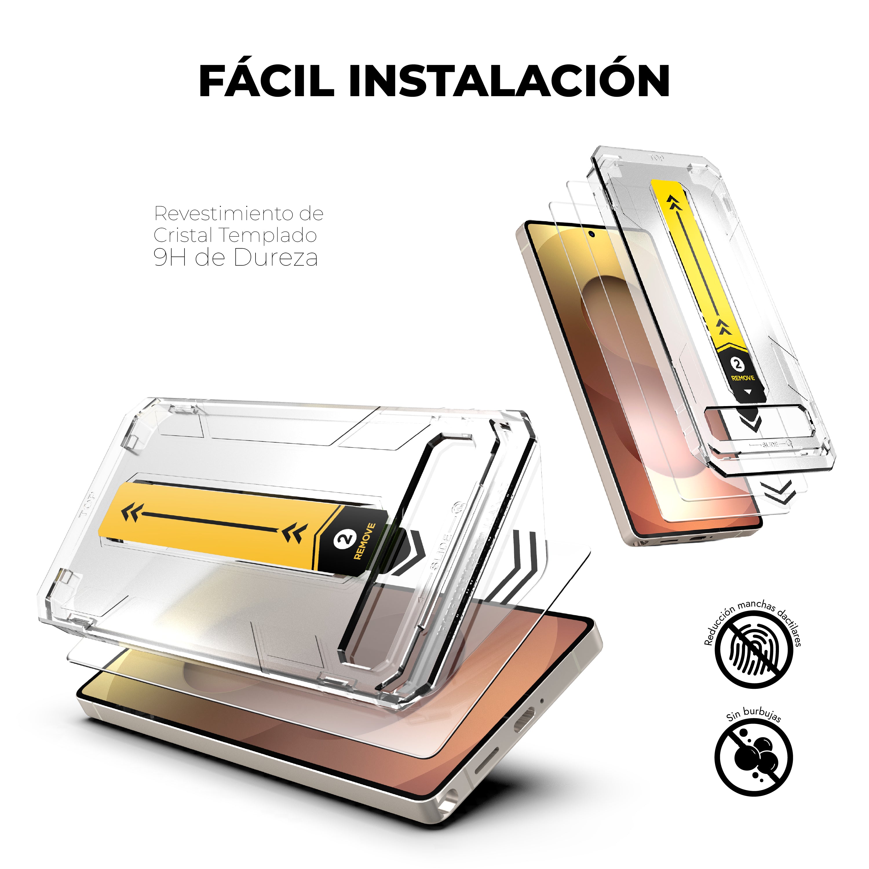 Protector de Pantalla Vidrio Templado 9H - Galaxy S26 (2 UND)