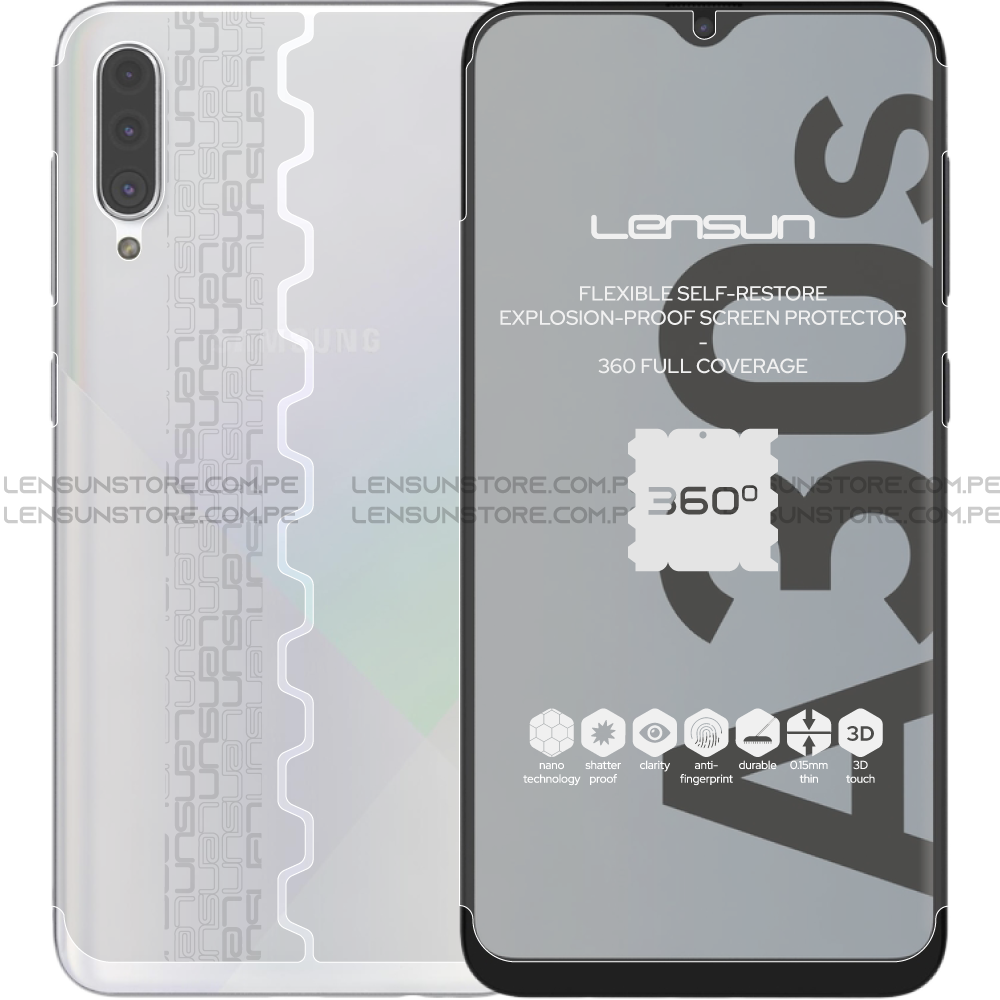 Lensun 360 Selfrestore Protector de Pantalla Completa Samsung Galaxy A30S
