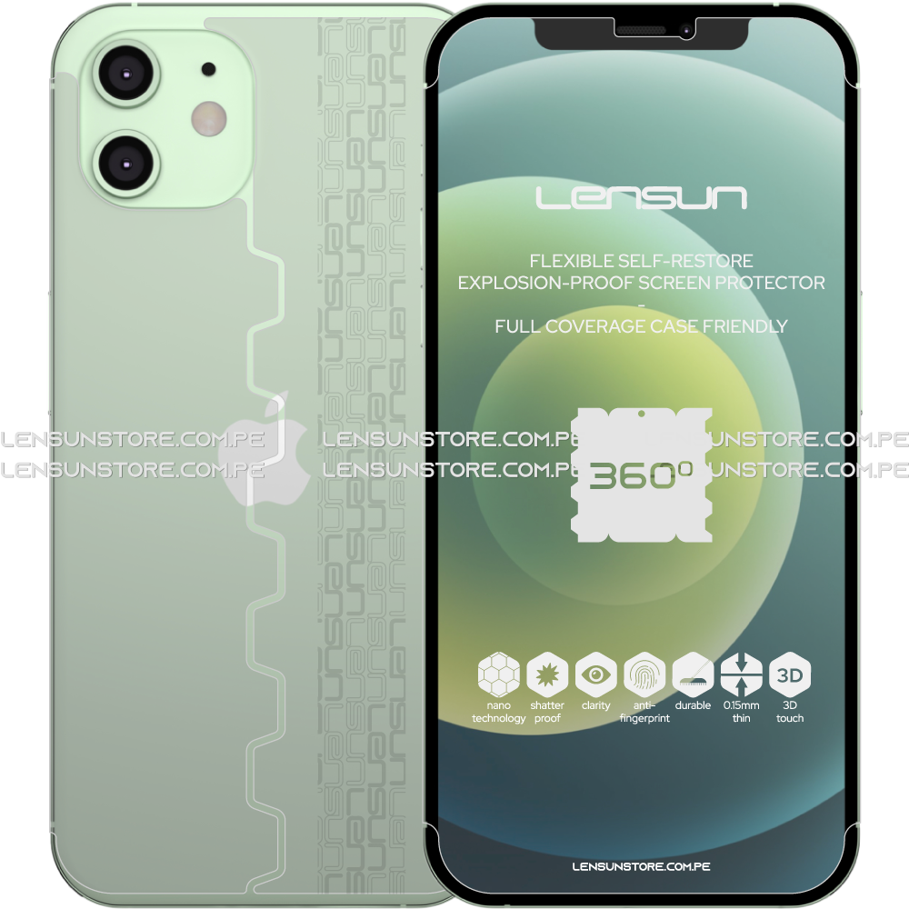 Lensun Protector 360° para iPhone 12 Mini