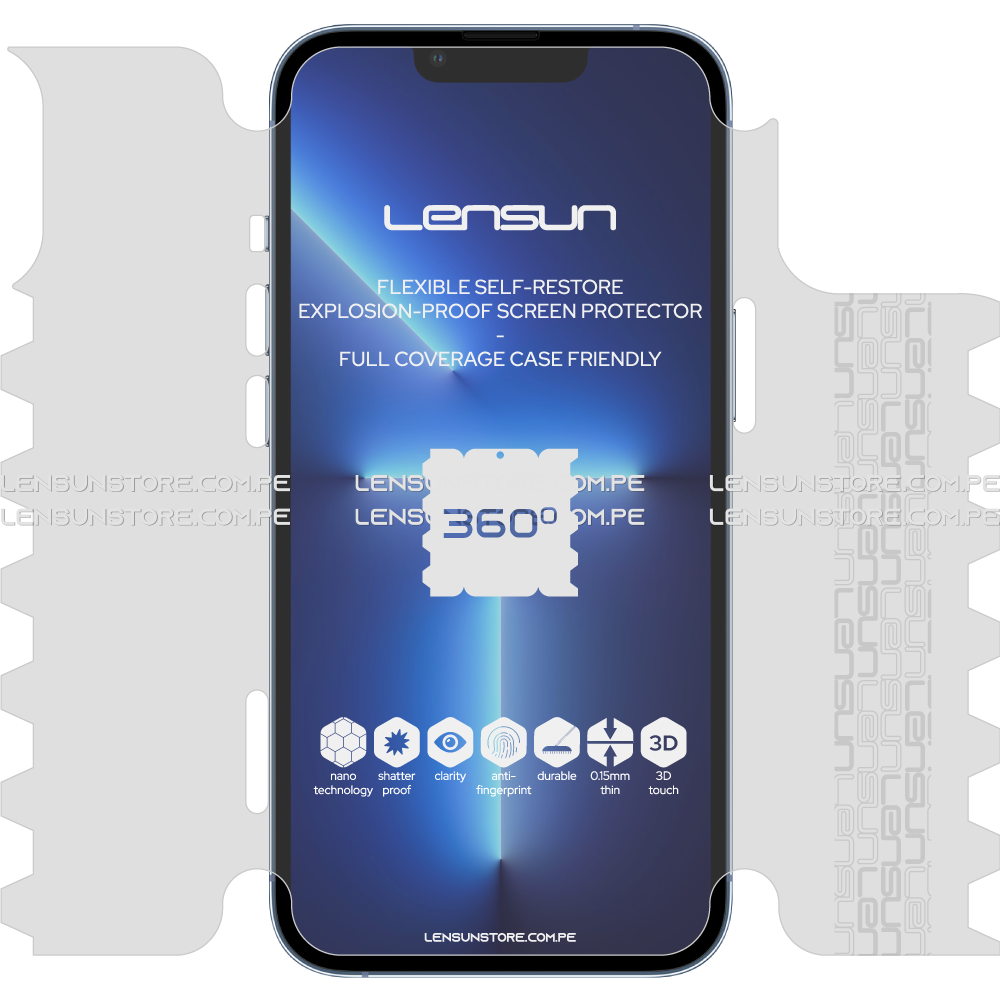 Lensun Protector 360 para iPhone 13 Pro