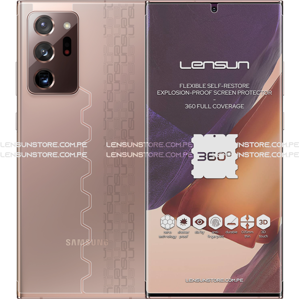 Lámina 360 Lensun Protector - Samsumg Galaxy Note 20 Ultra